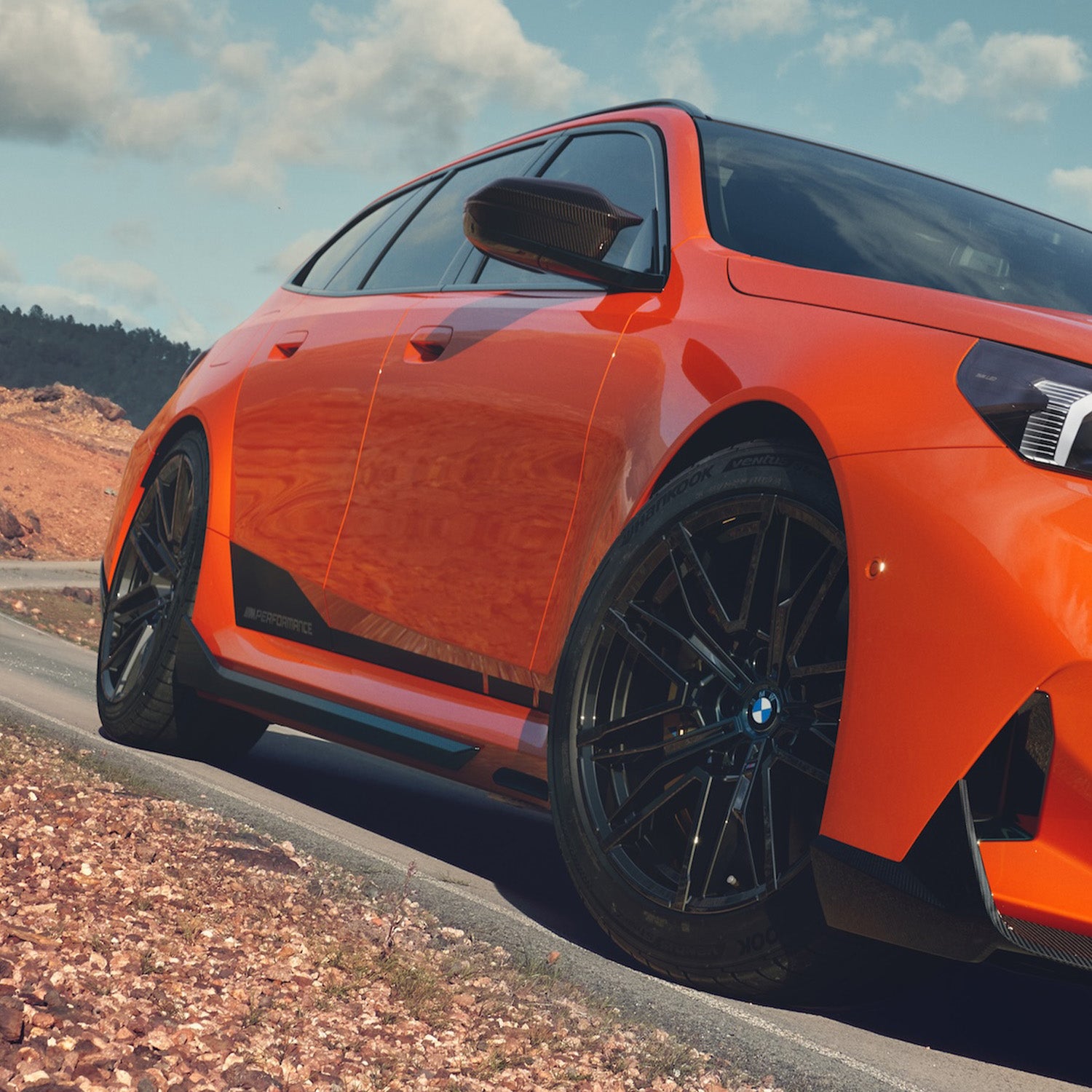 Genuine BMW G90 & G99 M5 M Performance Side Skirts In Gloss Carbon Fibre-CCO