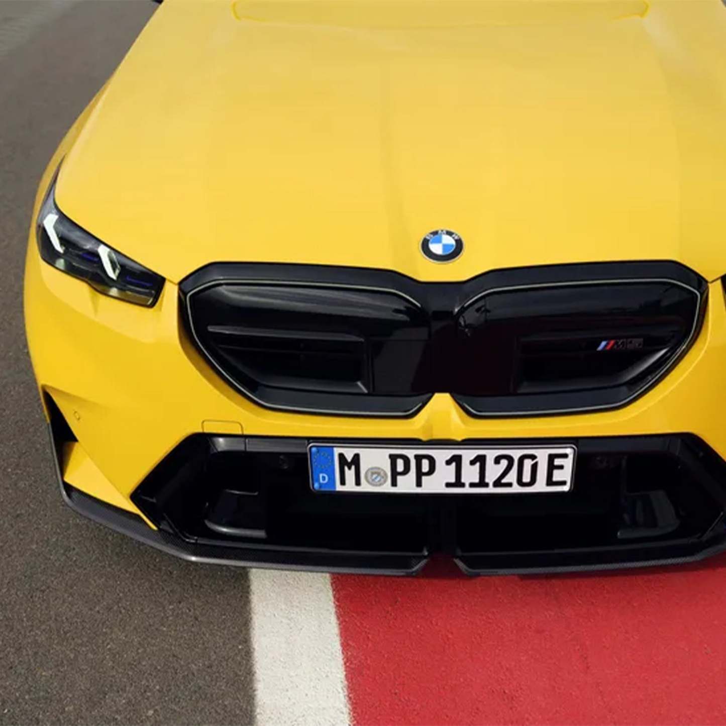 Genuine BMW G90 & G99 M5 M Performance Front Splitter In Gloss Carbon Fibre-CCO