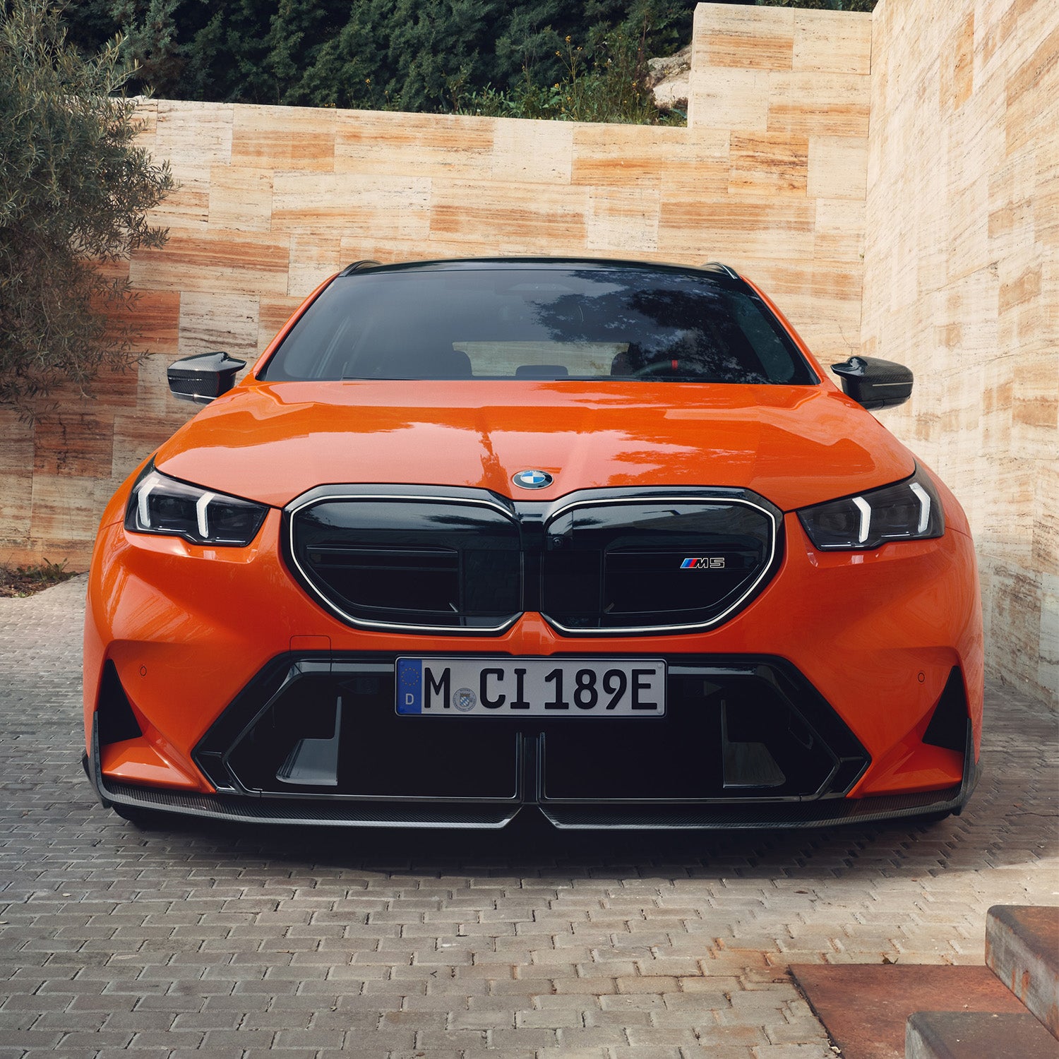 Genuine BMW G90 & G99 M5 M Performance Front Splitter In Gloss Carbon Fibre-CCO