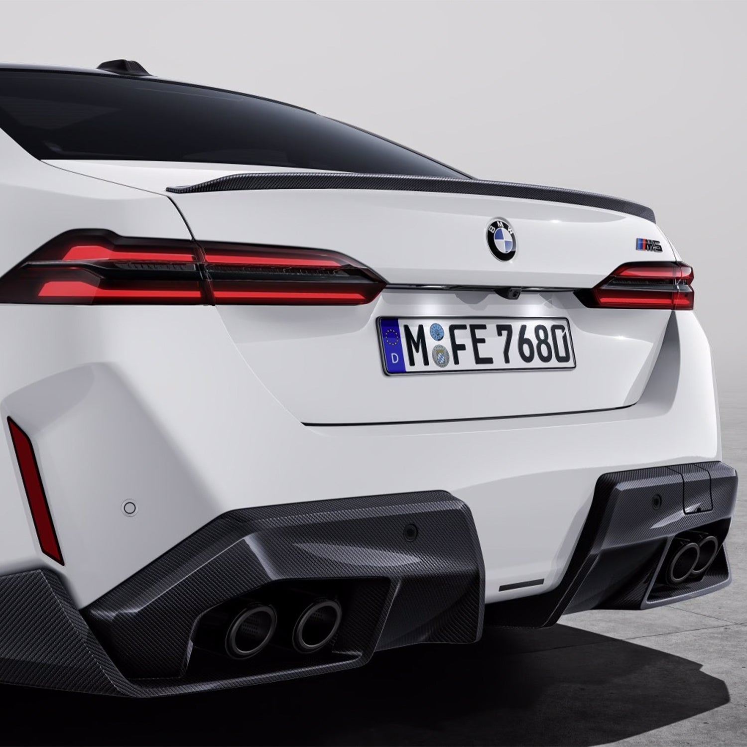 Genuine BMW G90 & G99 M5 M Performance Rear Diffuser In Gloss Carbon Fibre-CCO