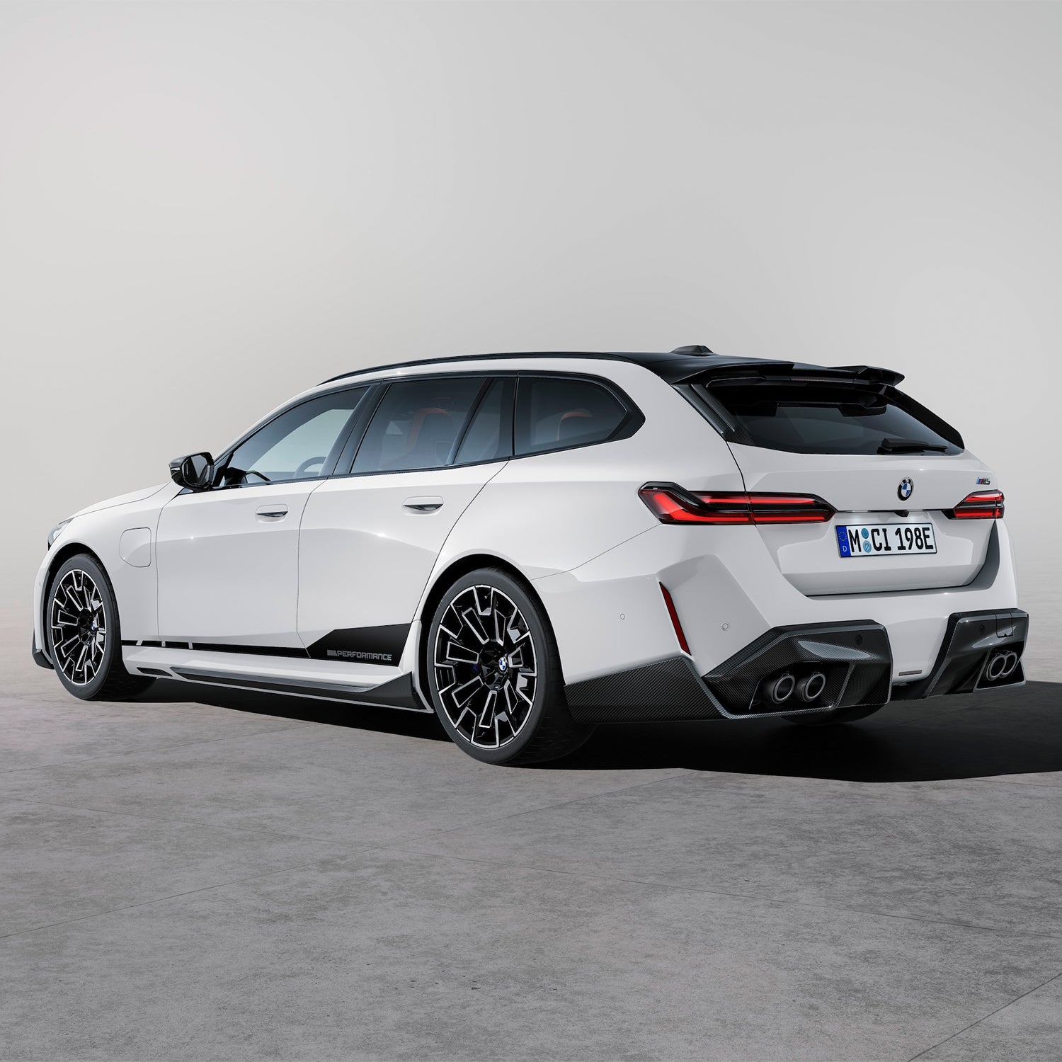 Genuine BMW G90 & G99 M5 M Performance Side Skirts In Gloss Carbon Fibre-CCO