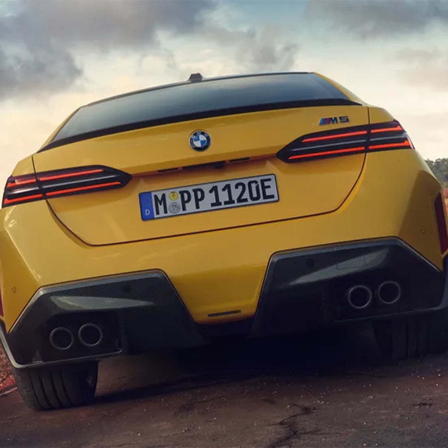Genuine BMW G90 & G99 M5 M Performance Rear Diffuser In Gloss Carbon Fibre-CCO