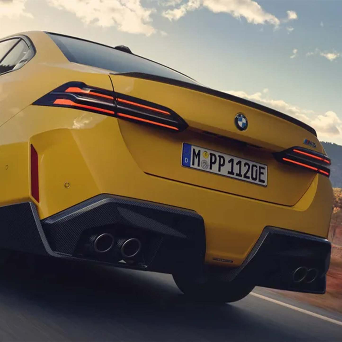 Genuine BMW G90 & G99 M5 M Performance Rear Diffuser In Gloss Carbon Fibre-CCO