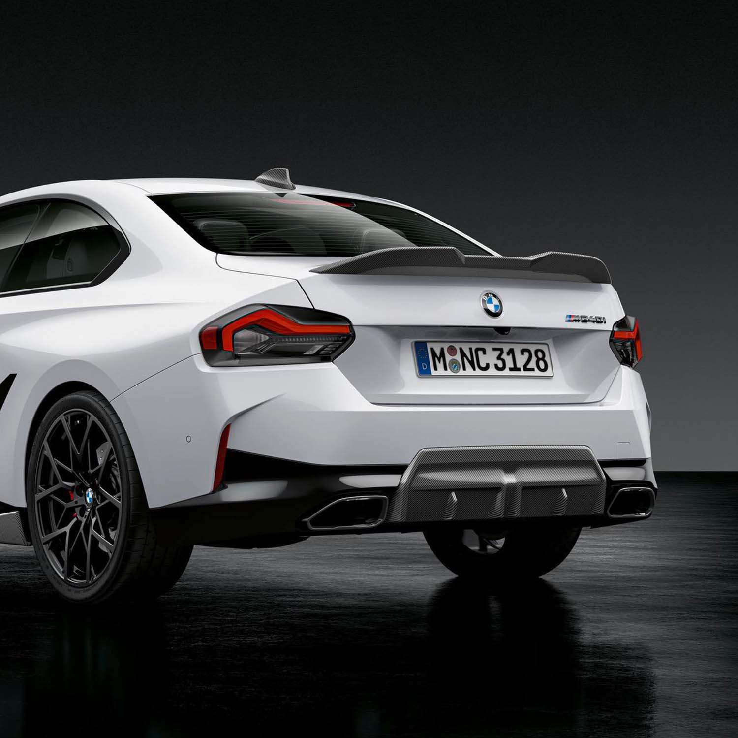 M Performance Rear Diffuser for BMW 2 Series M240i G42 (2021+) in Carbon Fibre-CCO