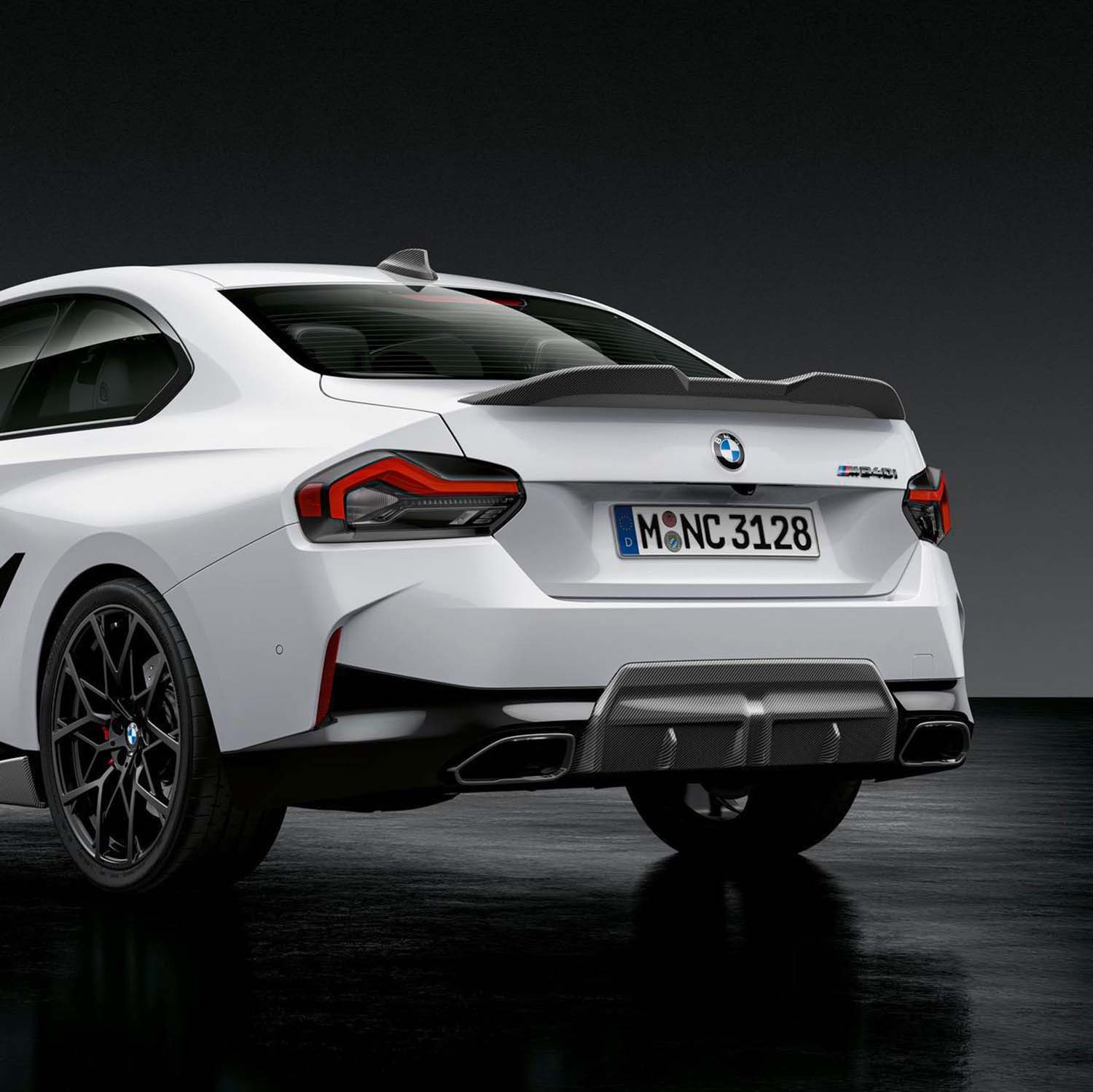 M Performance Rear Diffuser for BMW 2 Series M240i G42 (2021+) in Carbon Fibre-CCO