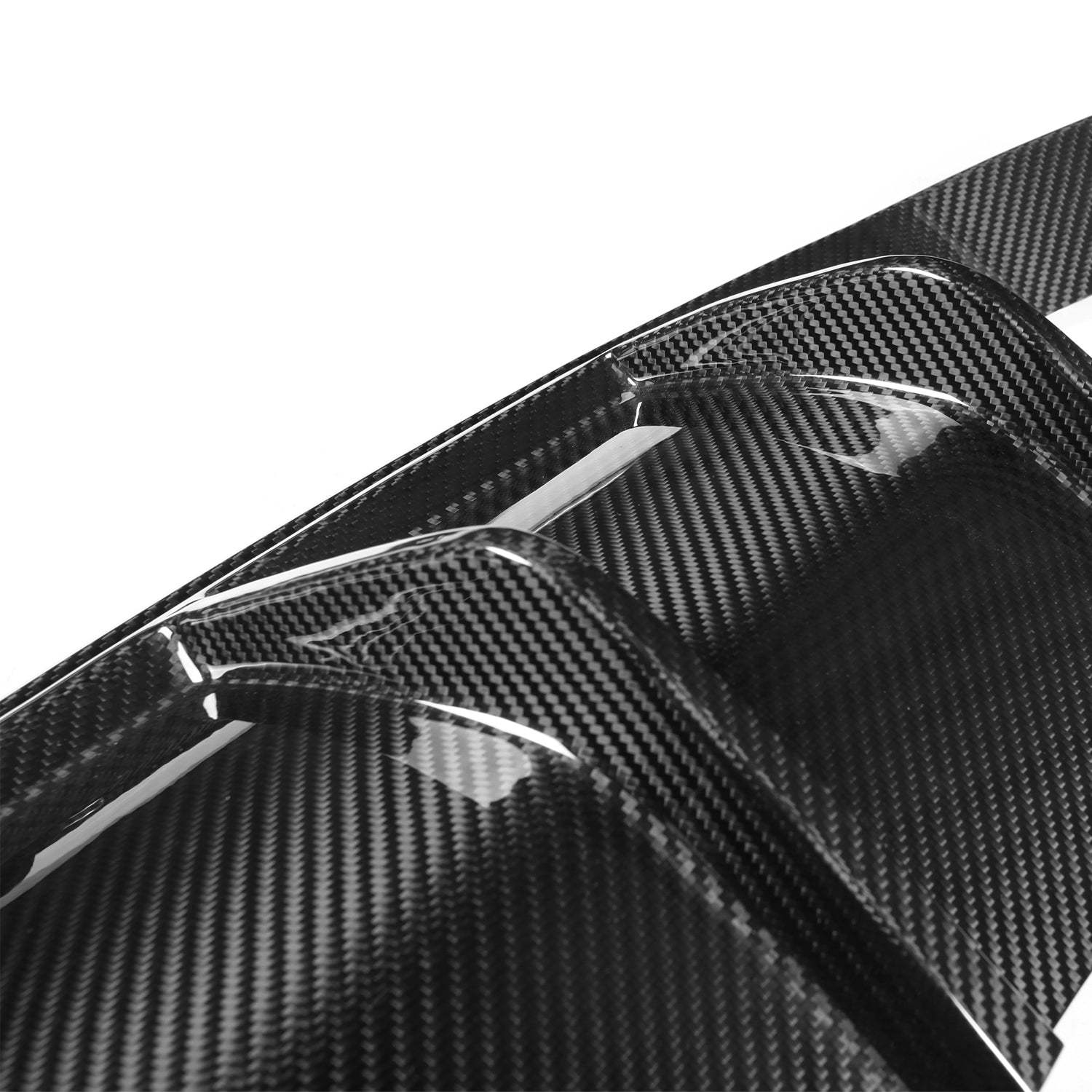 MHC+ BMW M3/M4 Aggressive 3 Piece Rear Diffuser Gloss Pre Preg Carbon Fibre (F80/F82/F83)-CCO