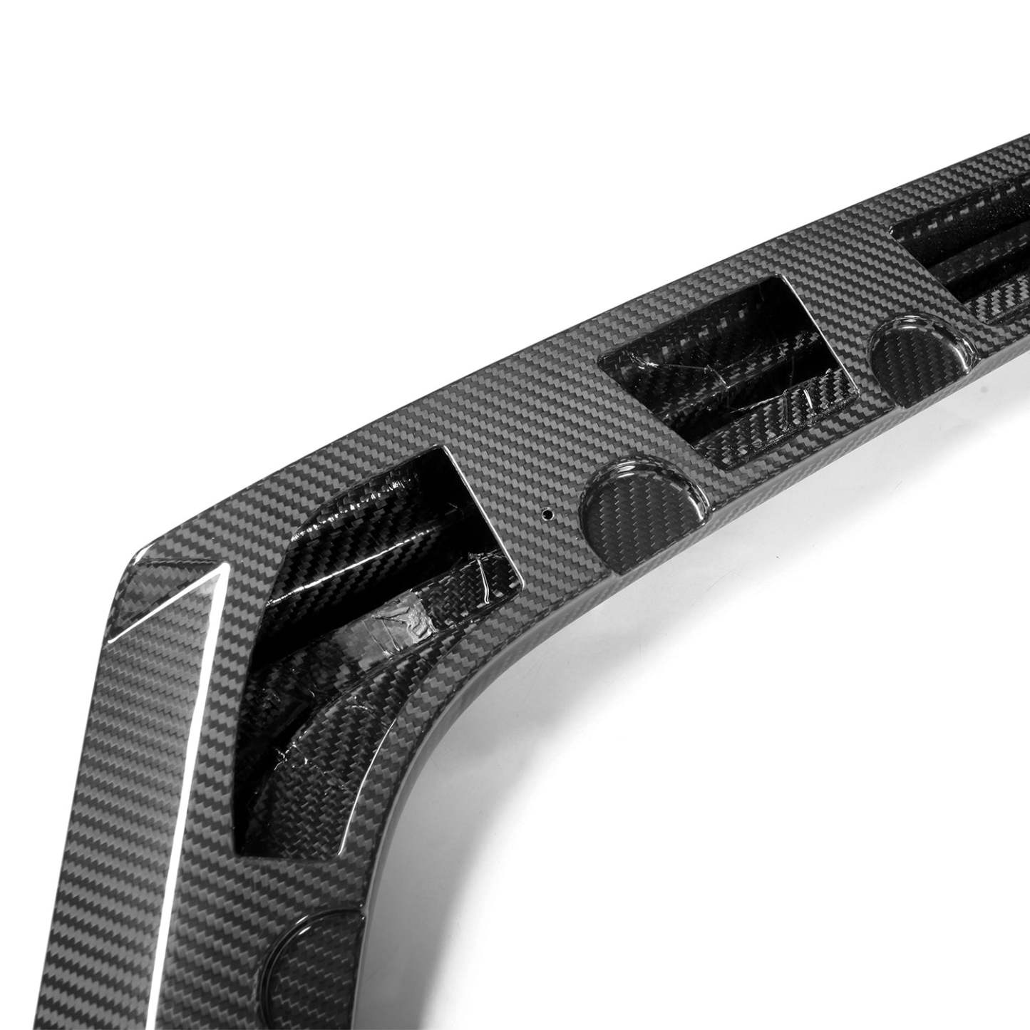 MHC+ BMW M3/M4 Aggressive 3 Piece Rear Diffuser Gloss Pre Preg Carbon Fibre (F80/F82/F83)-CCO