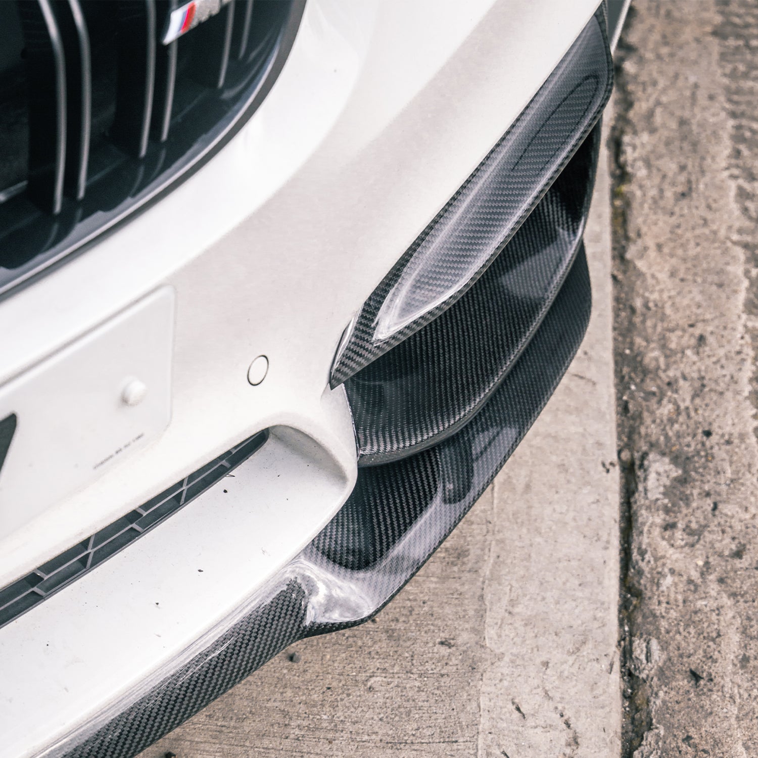 MHC+ BMW M3/M4 Front Bumper Inserts In Pre-Preg Carbon Fibre (F80/F82/F83)-CCO