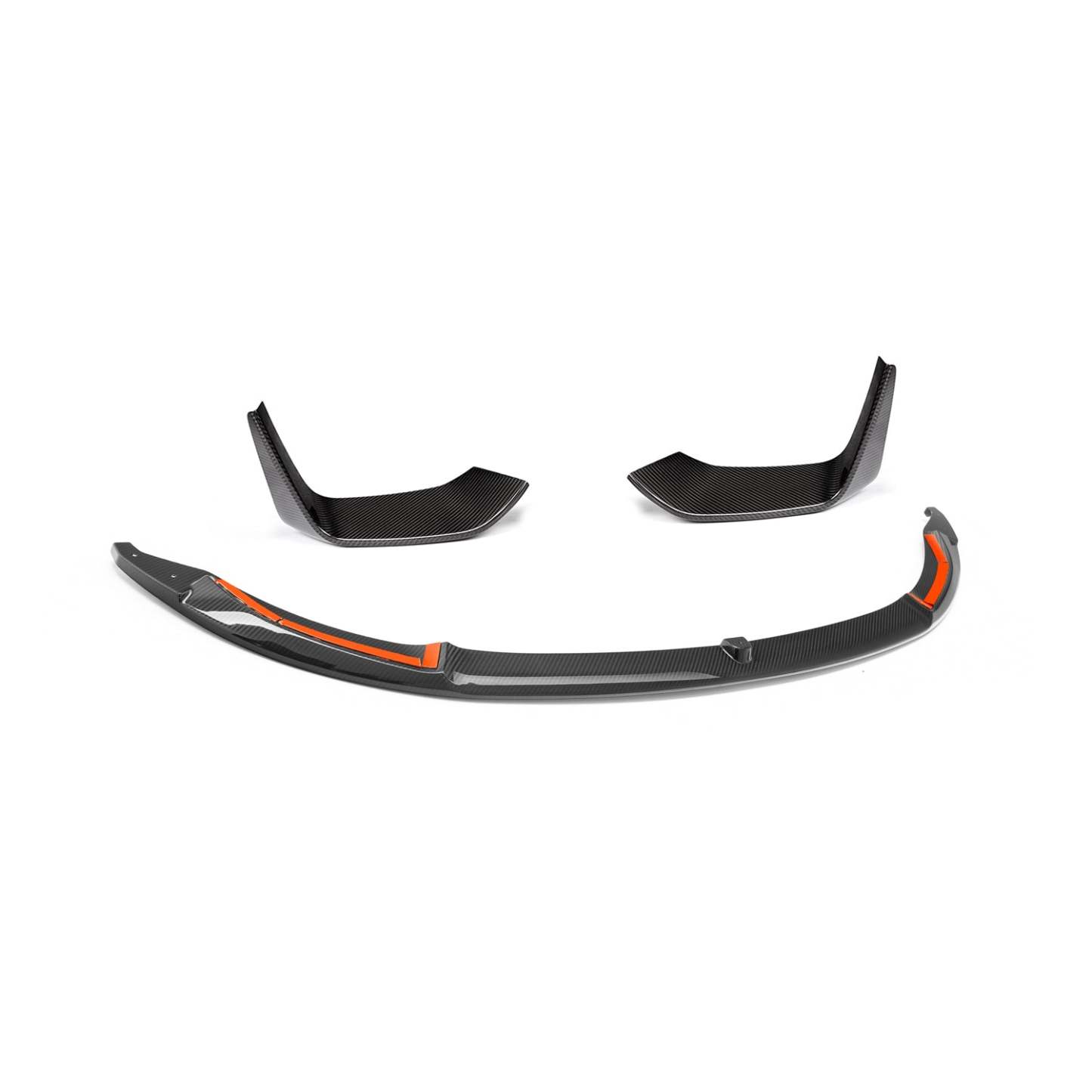 MHC+ BMW M3/M4 Performance Style Front Splitter In Gloss Pre Preg Carbon Fibre (F80/F82/F83)-CCO