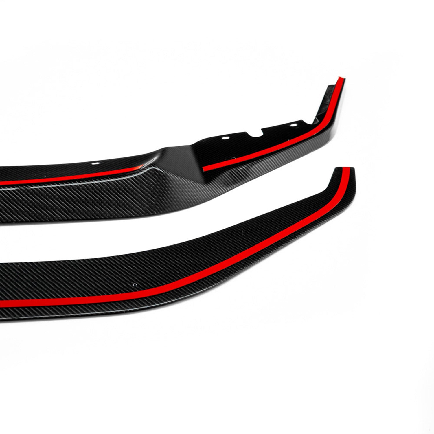 MHC+ BMW M2 Competition S55 GT Style Front Splitter In Gloss Pre Preg Carbon Fibre (F87C)-CCO