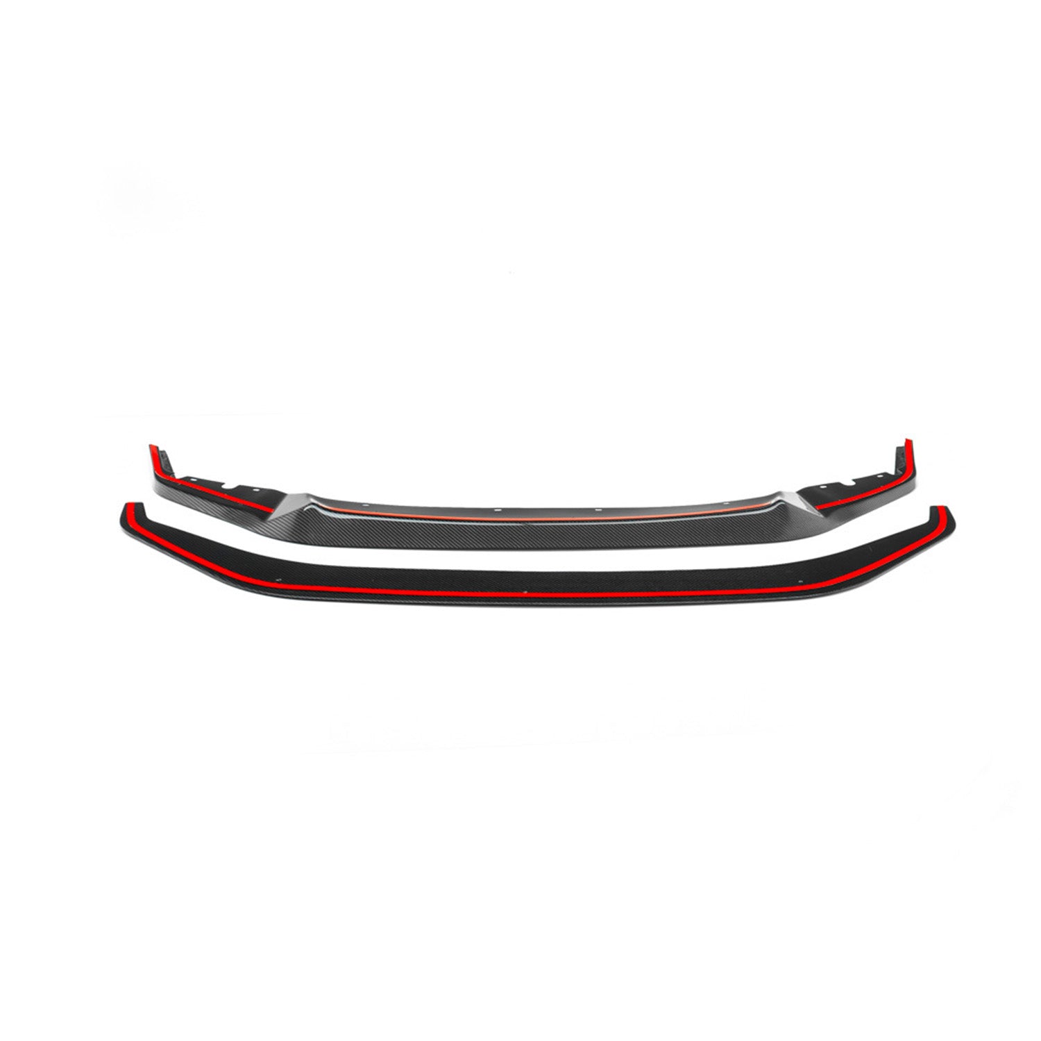 MHC+ BMW M2 Competition S55 GT Style Front Splitter In Gloss Pre Preg Carbon Fibre (F87C)-CCO
