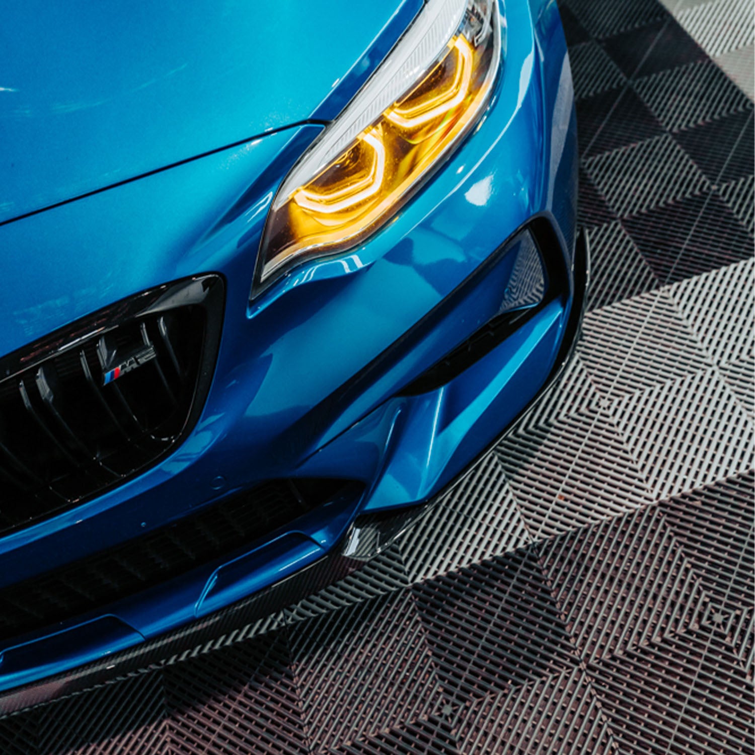 MHC+ BMW M2 Competition Performance Style Front Splitter In Gloss Pre Preg Carbon Fibre (F87C)-CCO