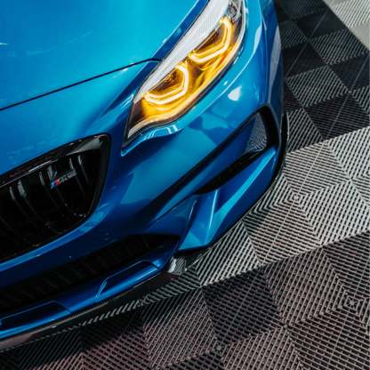 MHC+ BMW M2 Competition Performance Style Front Splitter In Gloss Pre Preg Carbon Fibre (F87C)-CCO