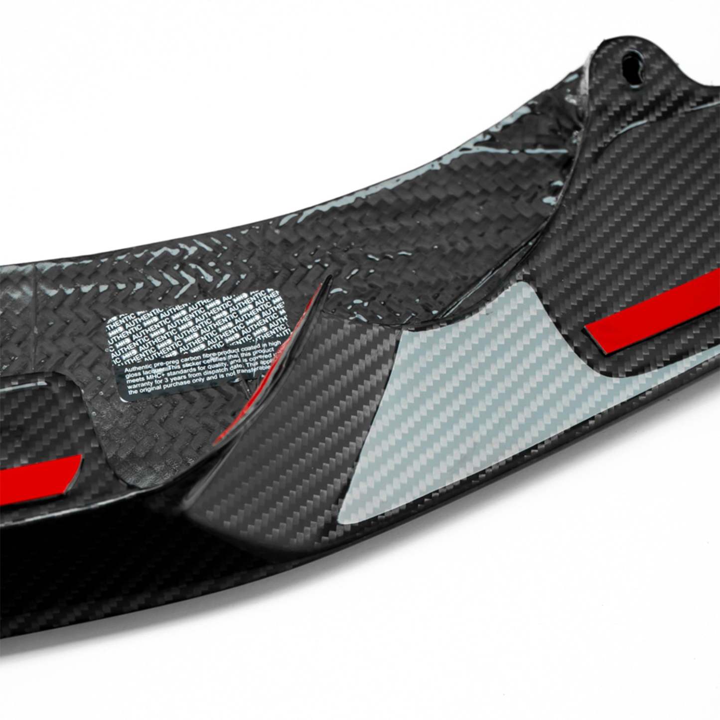 MHC+ BMW M2 Competition Performance Style Front Splitter In Gloss Pre Preg Carbon Fibre (F87C)-CCO