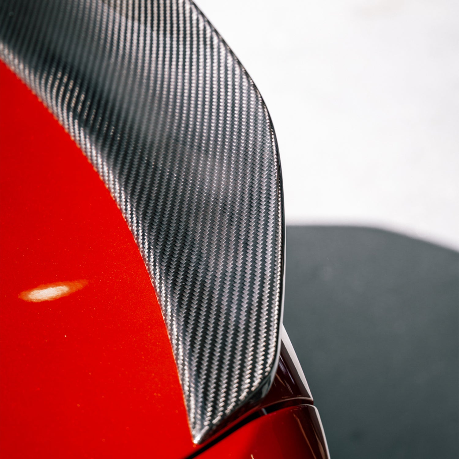 MHC+ BMW M2/2 Series Ducktail Rear Spoiler In Pre Preg Carbon Fibre (F22/F87)-CCO