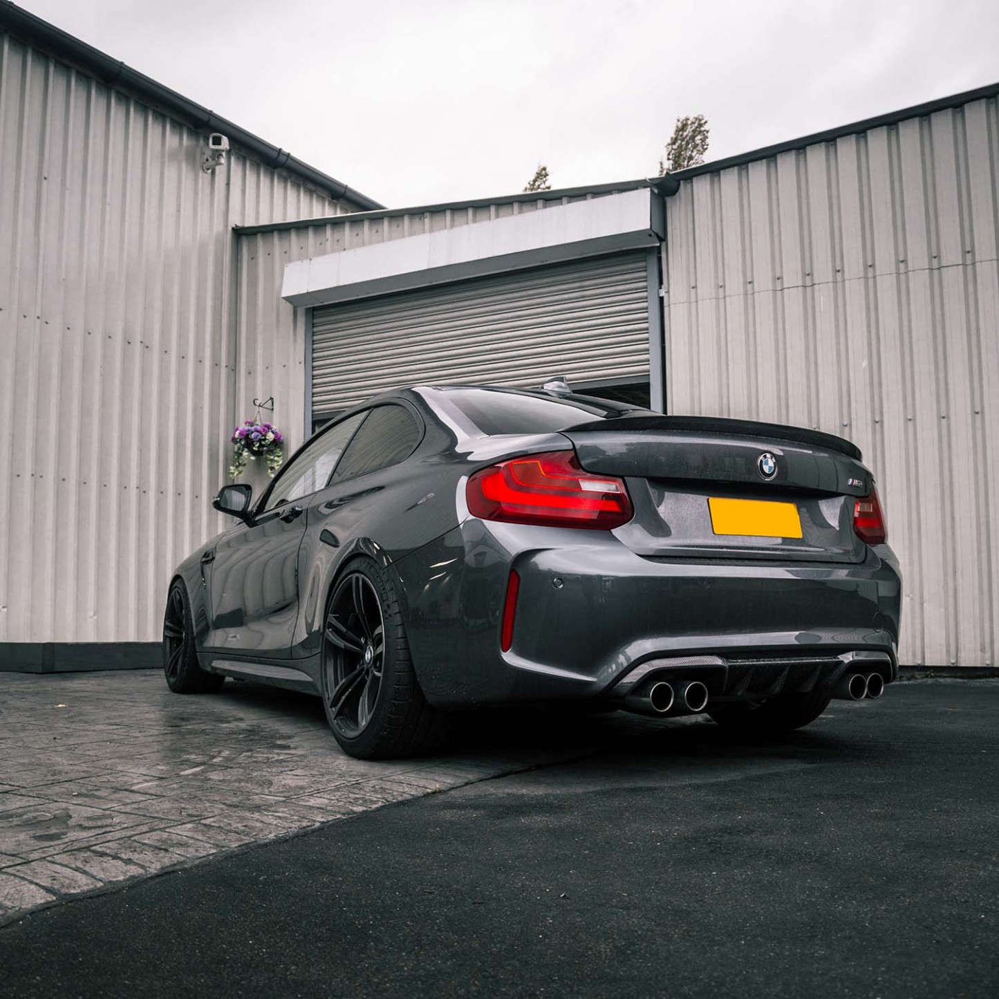 MHC+ BMW M2/M2 Competition Performance Style Rear Diffuser In Gloss Pre Preg Carbon Fibre (F87)-CCO
