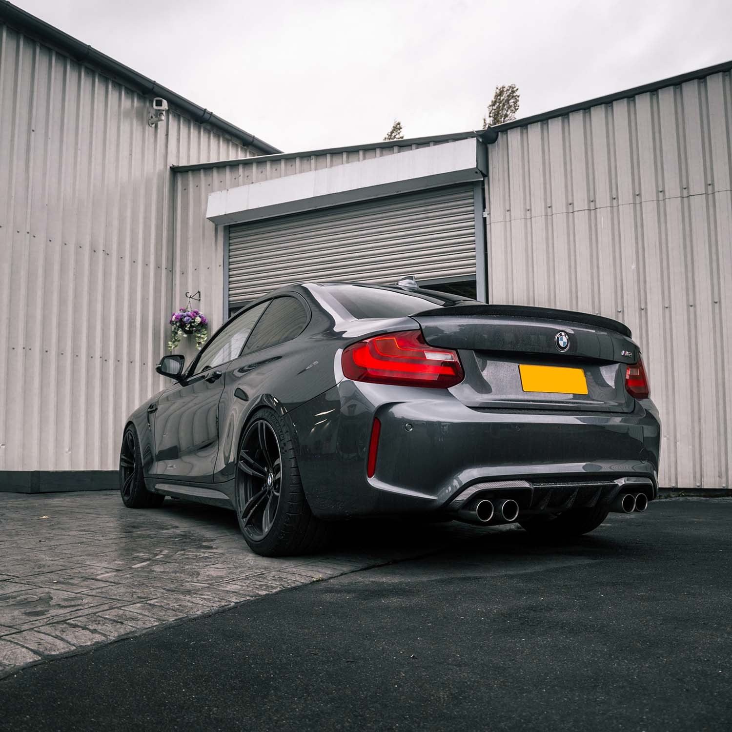 MHC+ BMW M2/M2 Competition Performance Style Rear Diffuser In Gloss Pre Preg Carbon Fibre (F87)-CCO