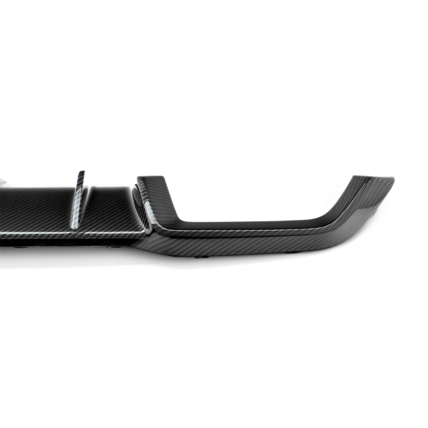 MHC+ BMW M2/M2 Competition Performance Style Rear Diffuser In Gloss Pre Preg Carbon Fibre (F87)-CCO