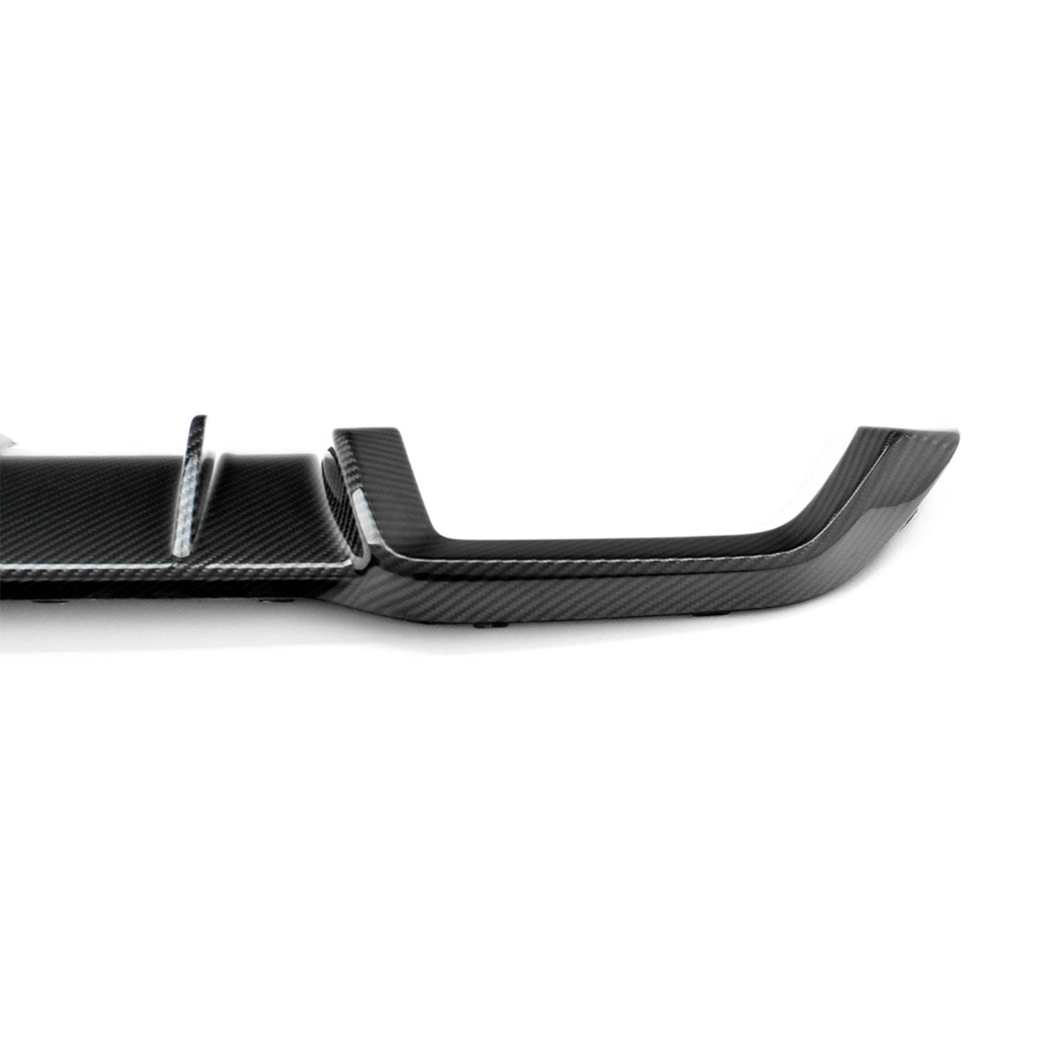 MHC+ BMW M2/M2 Competition Performance Style Rear Diffuser In Gloss Pre Preg Carbon Fibre (F87)-CCO