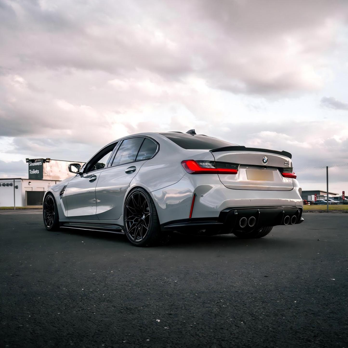 MHC+ BMW M3 CS Style Rear Spoiler In Pre Preg Carbon Fibre (G80)-CCO