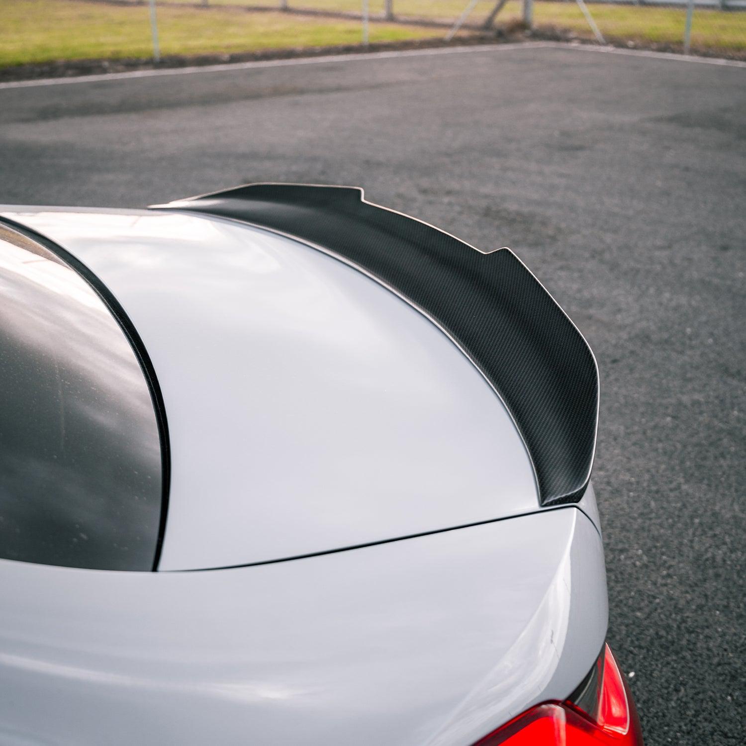 MHC+ BMW M3 Ducktail Style Rear Spoiler In Pre Preg Carbon Fibre (G80)-CCO
