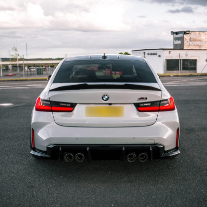 MHC+ BMW M3 Ducktail Style Rear Spoiler In Pre Preg Carbon Fibre (G80)-CCO