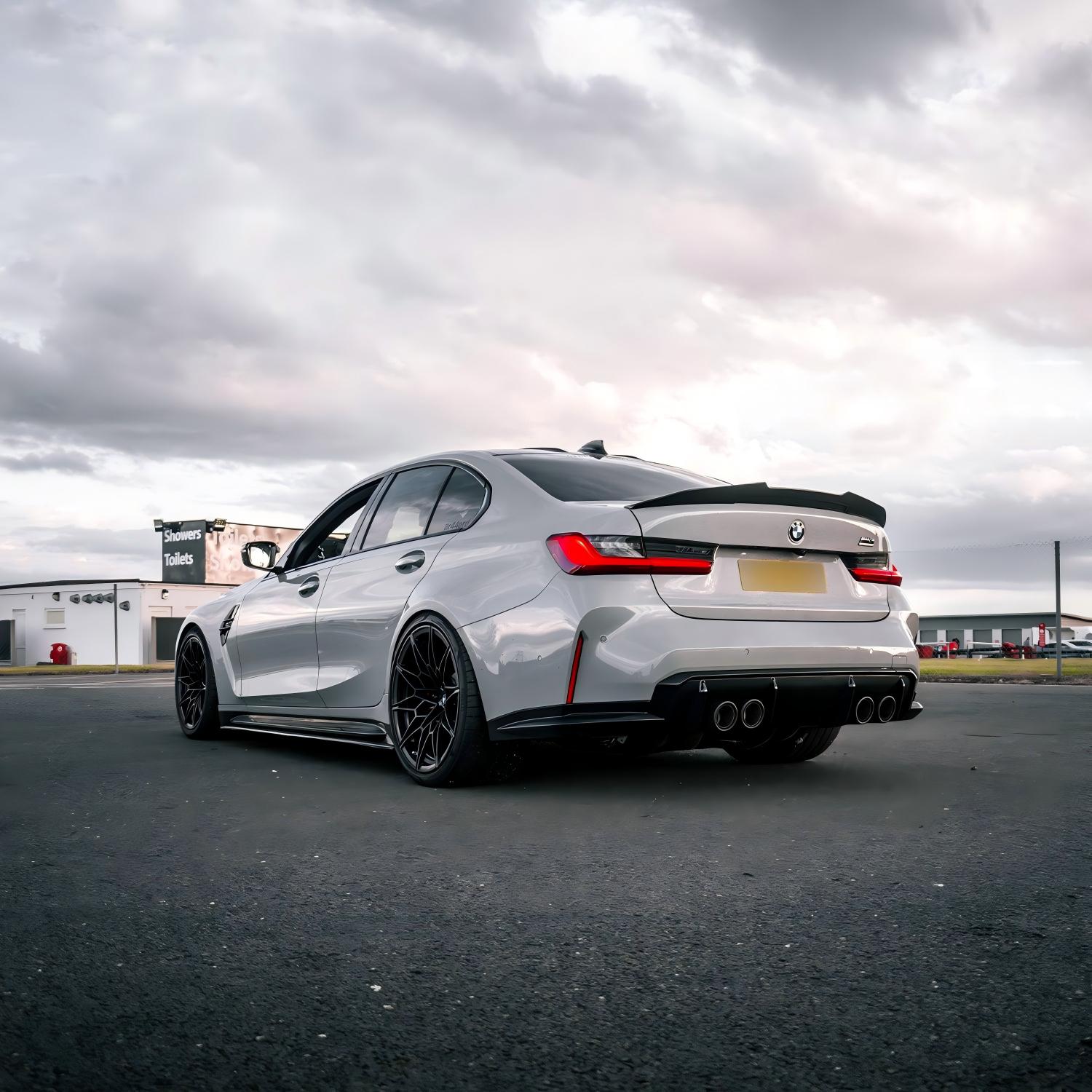 MHC+ BMW M3 Ducktail Style Rear Spoiler In Pre Preg Carbon Fibre (G80)-CCO