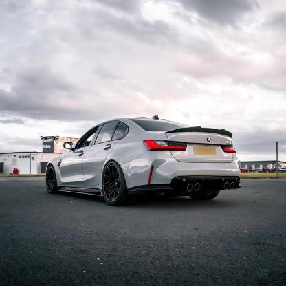 MHC+ BMW M3 Ducktail Style Rear Spoiler In Pre Preg Carbon Fibre (G80)-CCO