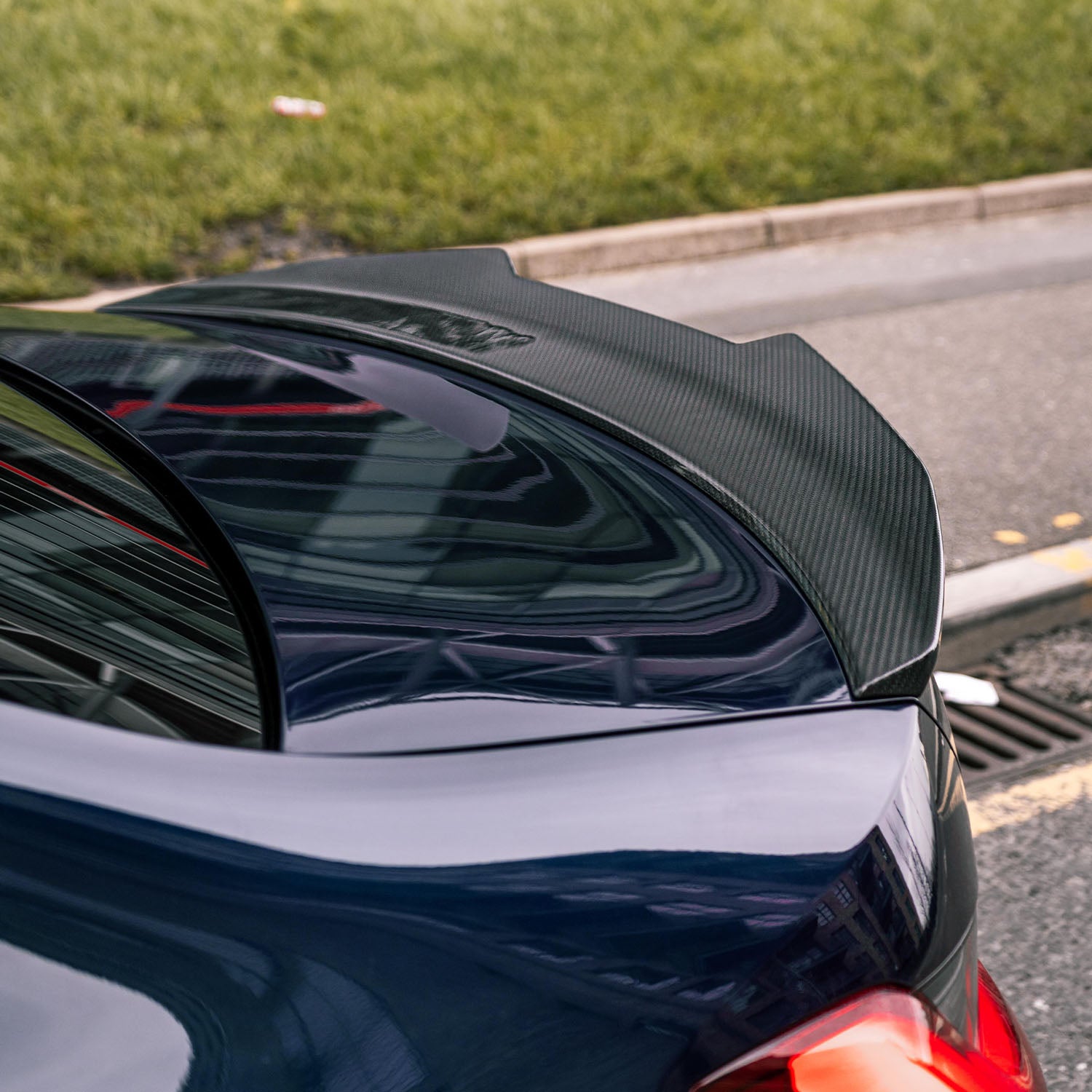 MHC+ BMW M3 Ducktail Style Rear Spoiler In Pre Preg Carbon Fibre (G80)-CCO