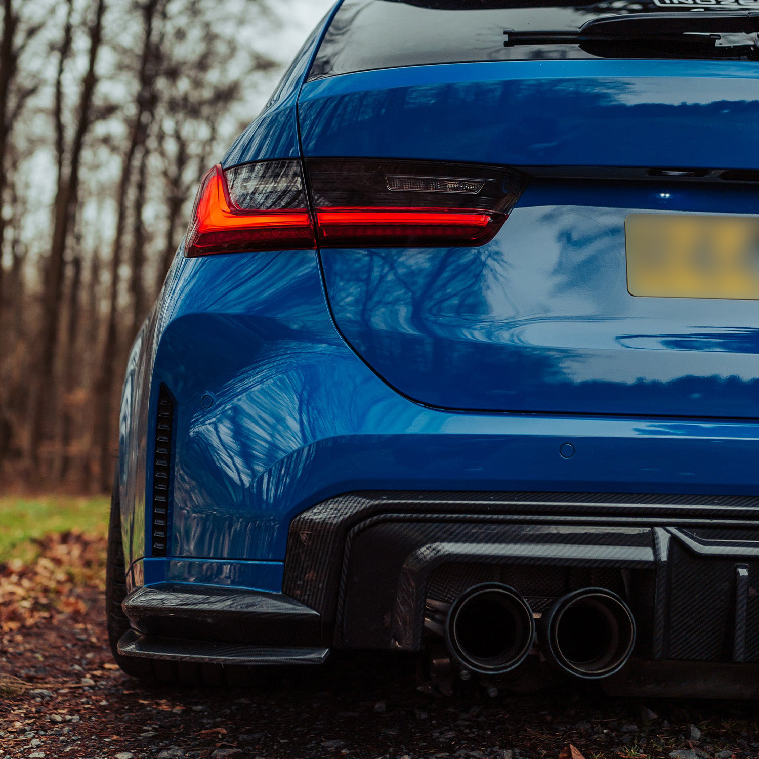 MHC+ BMW G80 M3 & G82 M4 Carbon Fibre Aggressive Rear Diffuser Kit-CCO