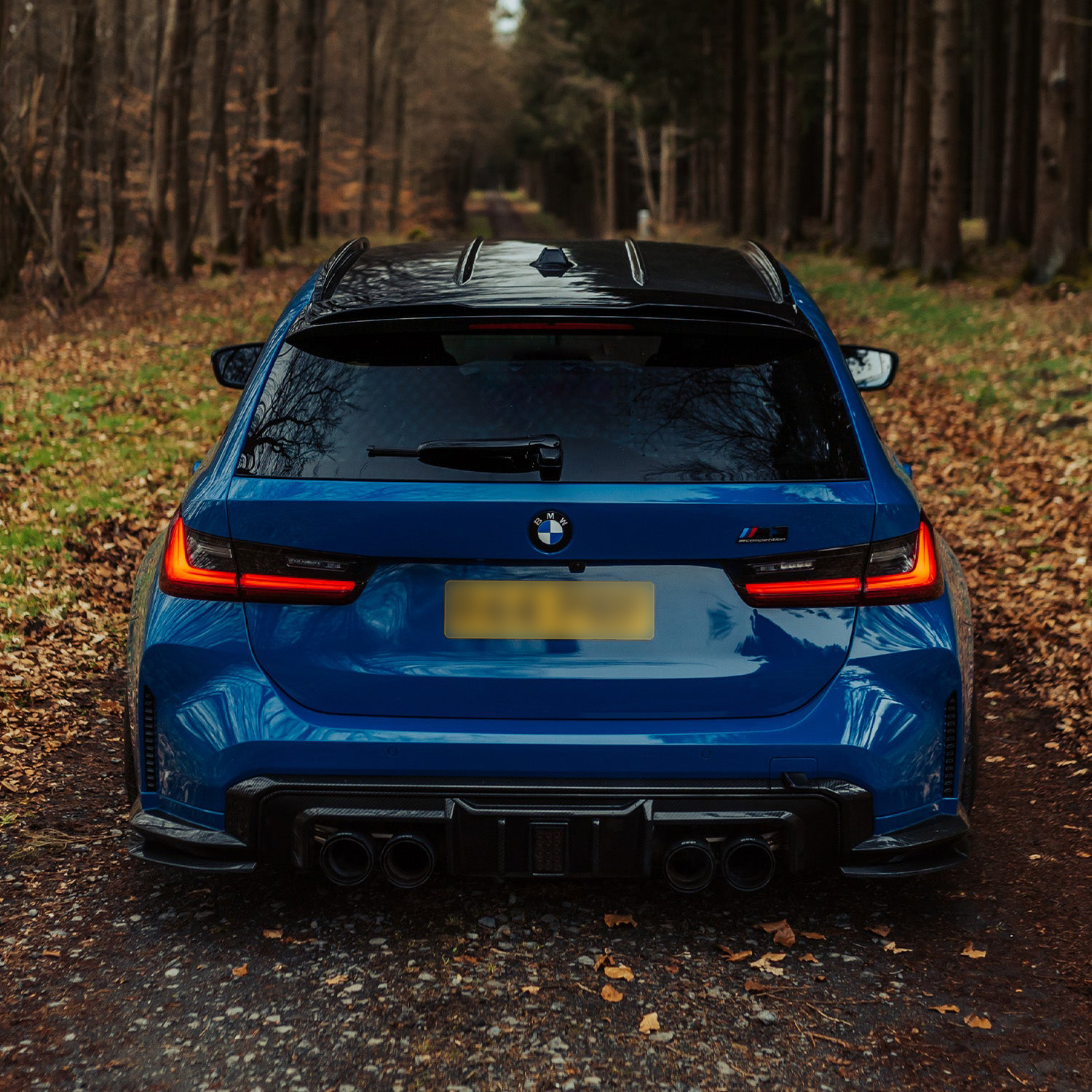 MHC+ BMW G80 M3 & G82 M4 Carbon Fibre Aggressive Rear Diffuser Kit-CCO