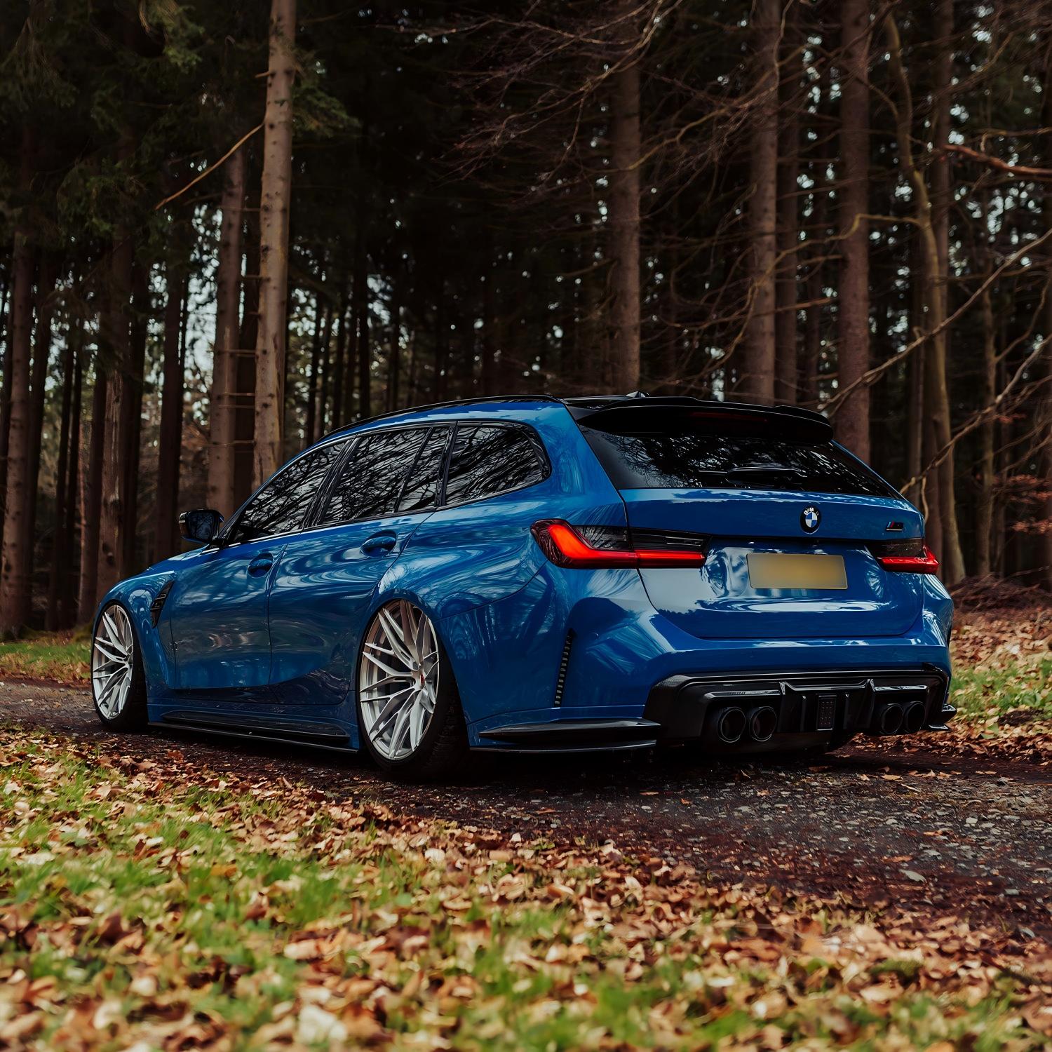 MHC+ BMW G80 M3 & G82 M4 Carbon Fibre Aggressive Rear Diffuser Kit-CCO