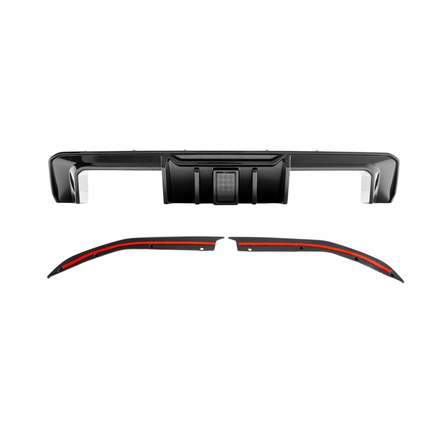 BMW G80 M3 & G82 M4 Carbon Fiber Rear Diffuser & Splitter Body Kit