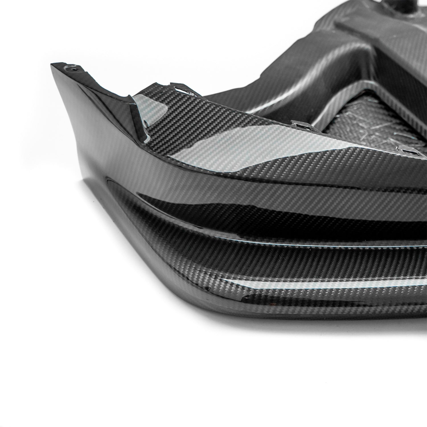 MHC+ BMW M3/M4 GT4 Style Front Splitter In Pre Preg Carbon Fibre (G80/G81/G82/G83)-CCO