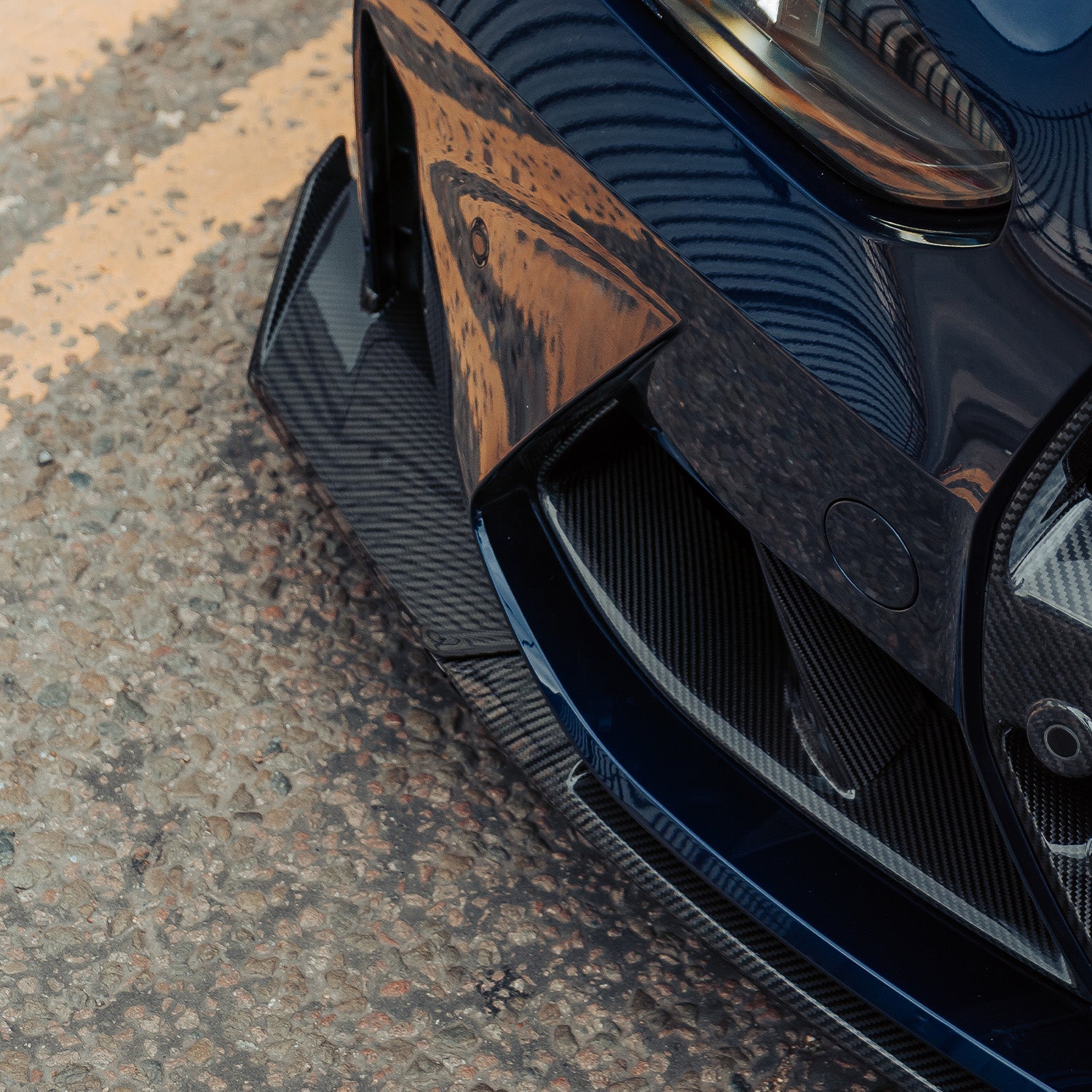 MHC+ BMW G80/G81 M3 & G82/G83 M4 CS Style Front Splitter In Pre Preg Carbon Fibre