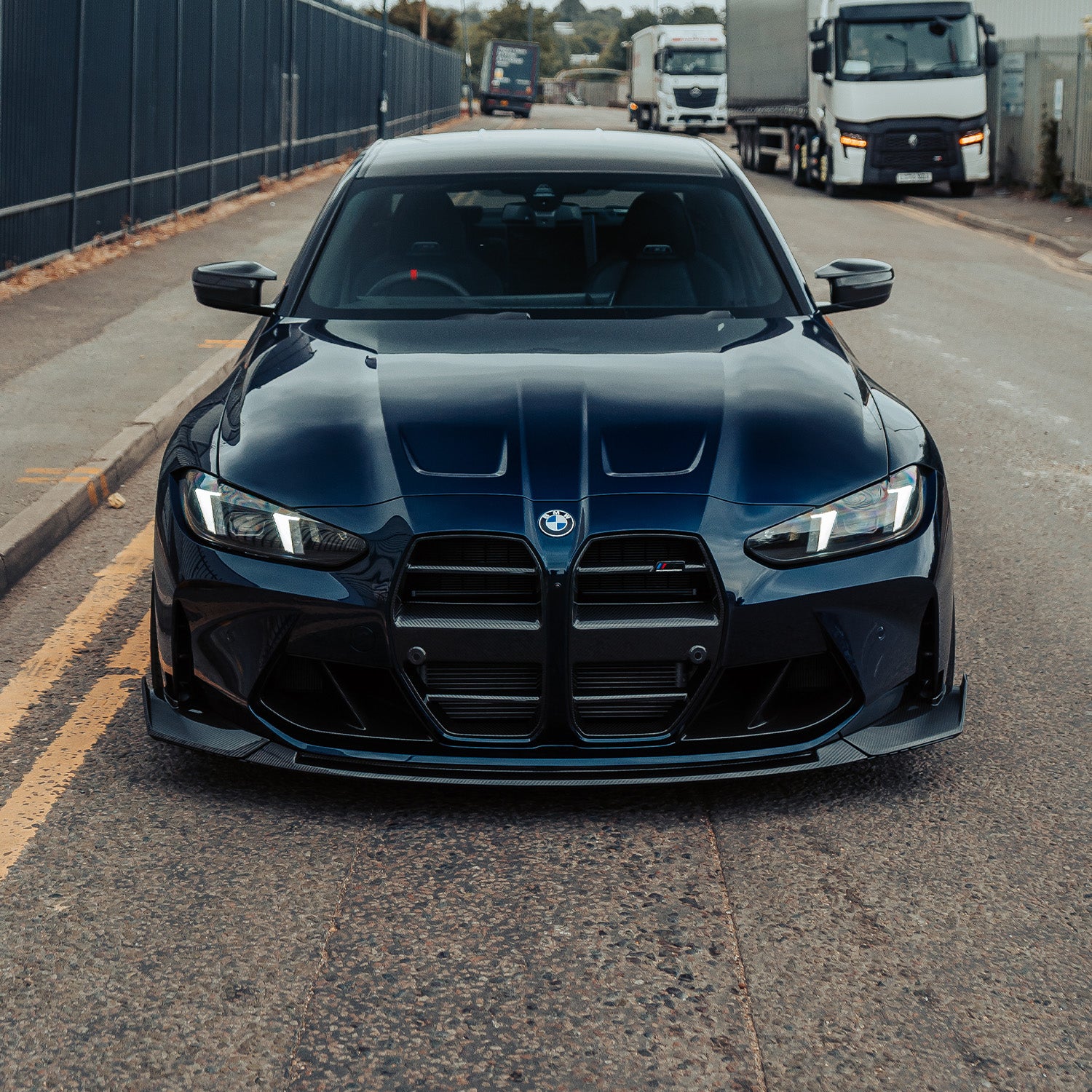 CS Style Front Splitter Carbon Fiber BMW G80/G81 M3 & G82/G83 M4