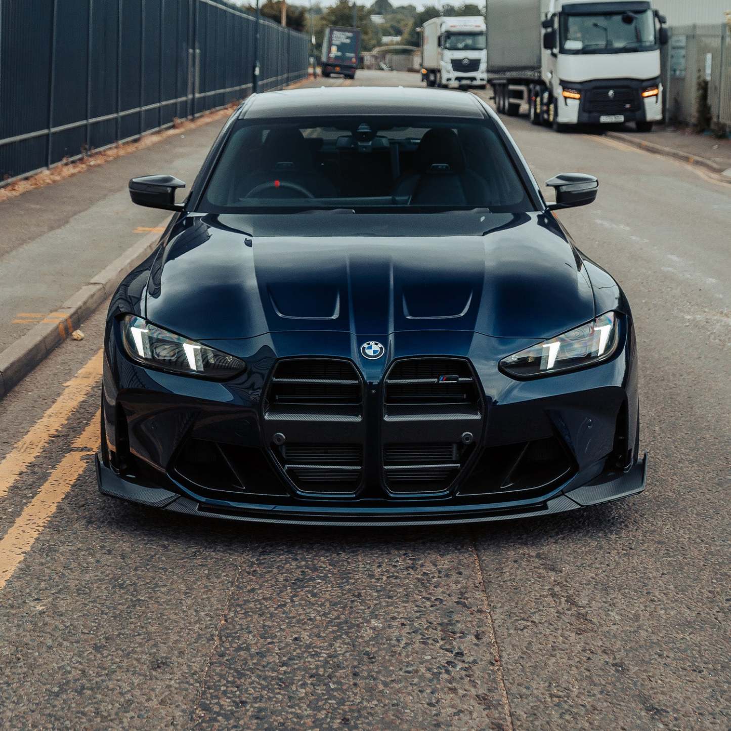 MHC+ BMW G80/G81 M3 & G82/G83 M4 CS Style Front Splitter In Pre Preg Carbon Fibre