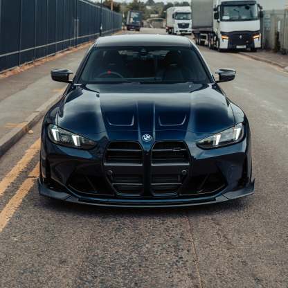 MHC+ BMW G80/G81 M3 & G82/G83 M4 CS Style Front Splitter In Pre Preg Carbon Fibre