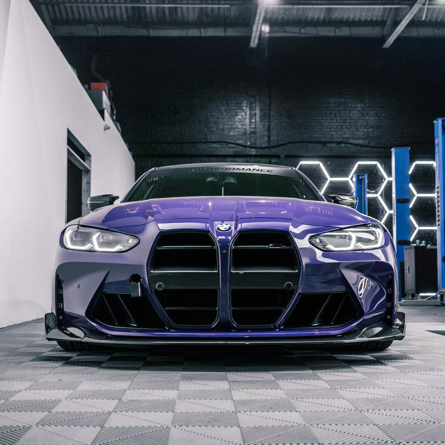 MHC+ BMW M3/M4 CSL Style Front Splitter In Pre Preg Carbon Fibre (G80/G81/G82/G83)-CCO