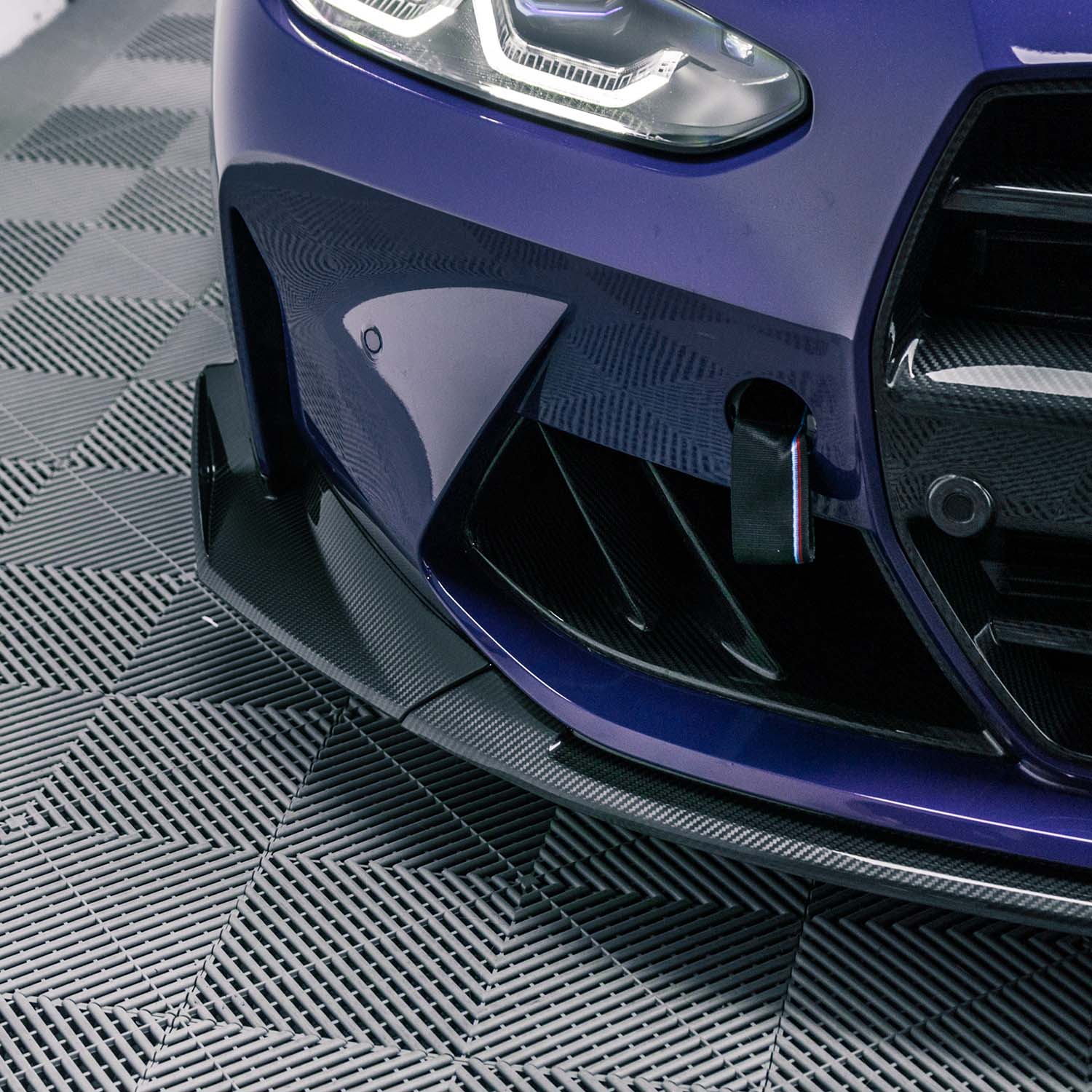 MHC+ BMW M3/M4 CSL Style Front Splitter In Pre Preg Carbon Fibre (G80/G81/G82/G83)-CCO