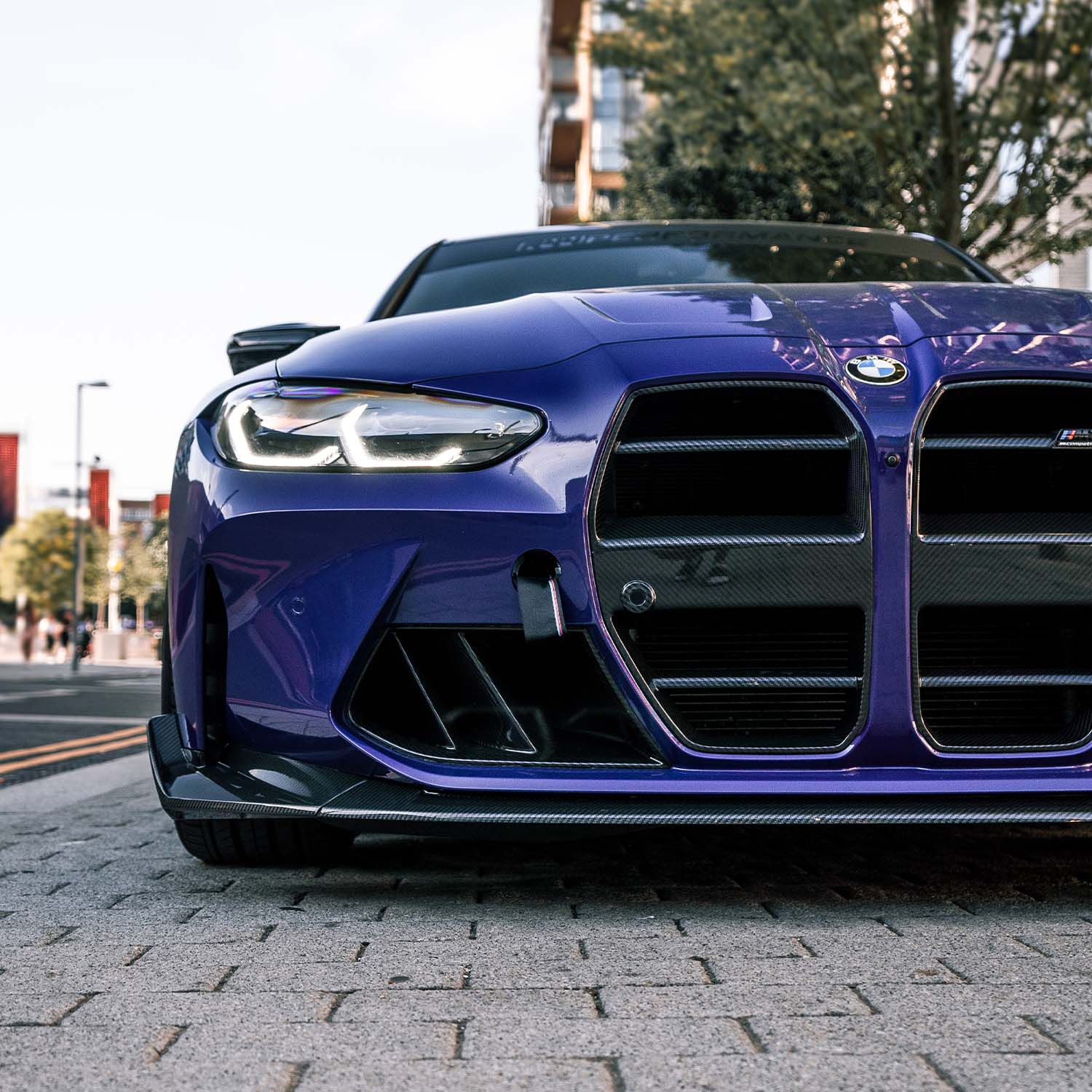 MHC+ BMW M3/M4 CSL Style Front Splitter In Pre Preg Carbon Fibre (G80/G81/G82/G83)-CCO