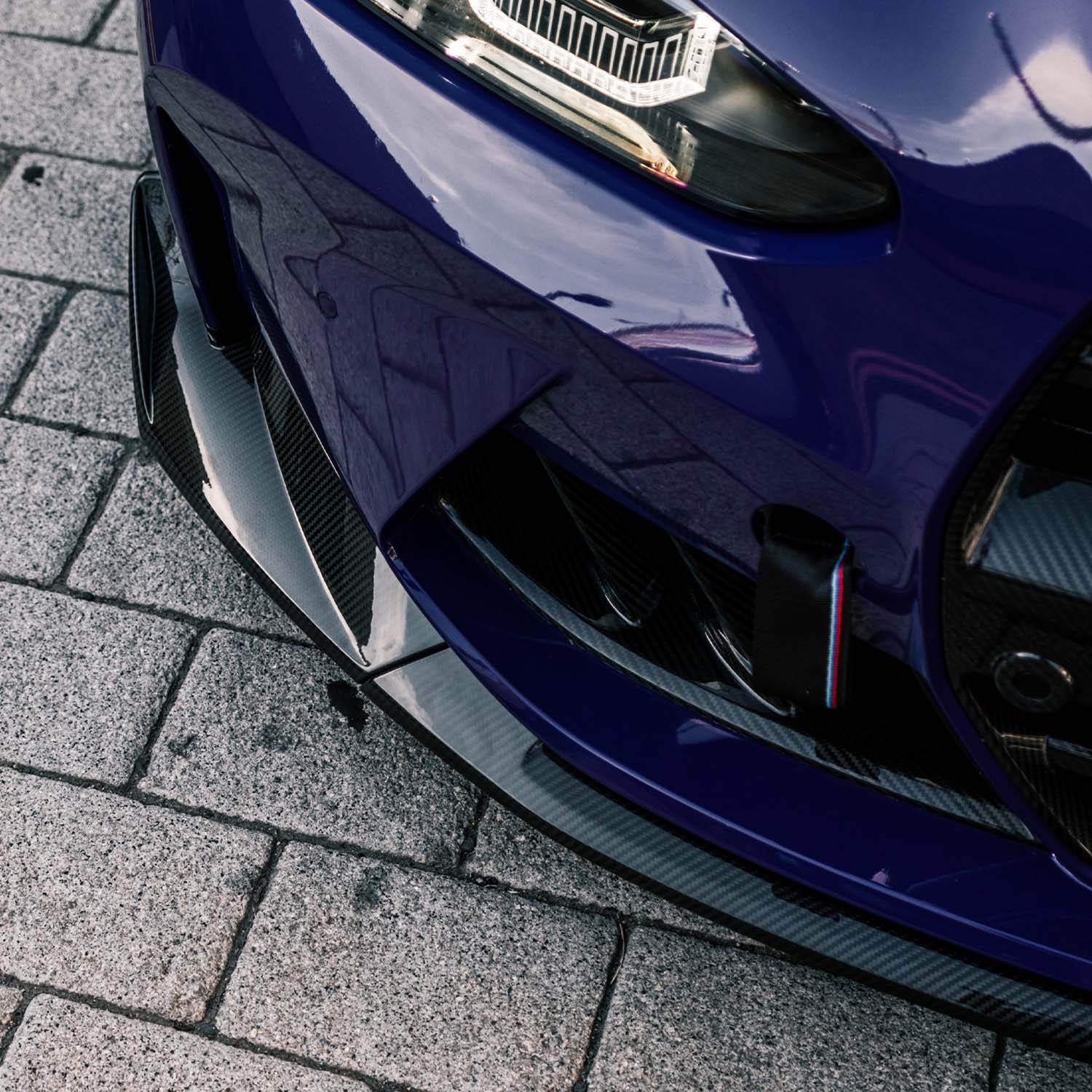 MHC+ BMW M3/M4 CSL Style Front Splitter In Pre Preg Carbon Fibre (G80/G81/G82/G83)-CCO
