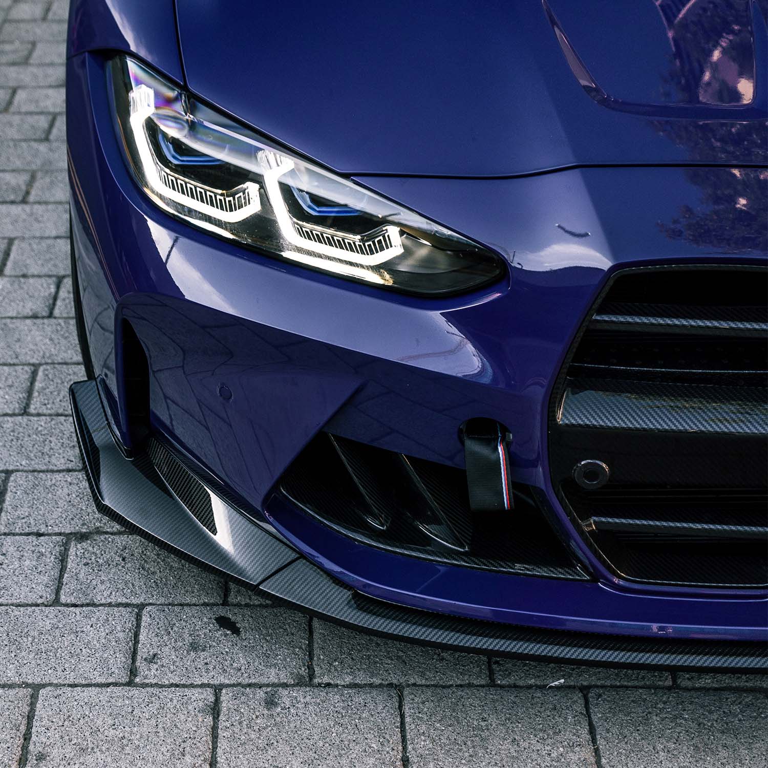 MHC+ BMW M3/M4 CSL Style Front Splitter In Pre Preg Carbon Fibre (G80/G81/G82/G83)-CCO