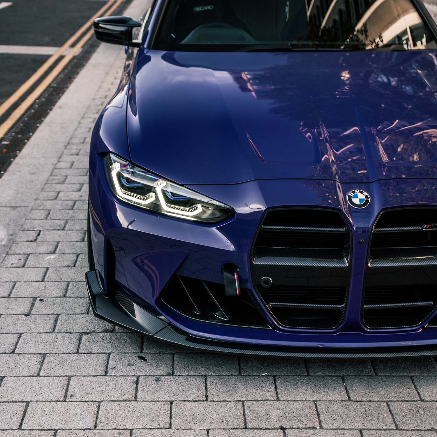MHC+ BMW M3/M4 CSL Style Front Splitter In Pre Preg Carbon Fibre (G80/G81/G82/G83)-CCO