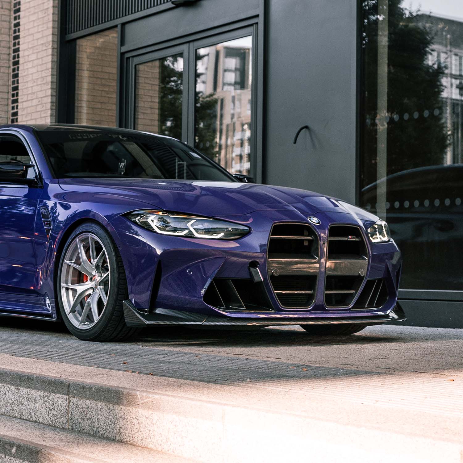MHC+ BMW M3/M4 CSL Style Front Splitter In Pre Preg Carbon Fibre (G80/G81/G82/G83)-CCO