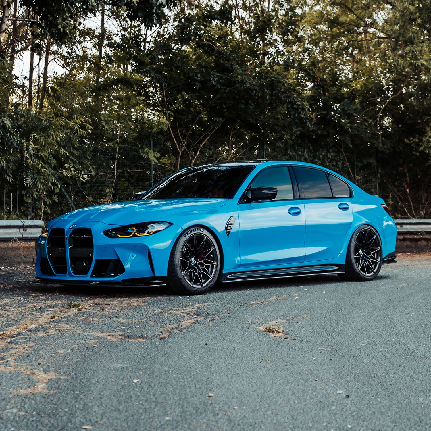 MHC+ BMW M3/M4 Low Line Styling Kit In Gloss Pre Preg Carbon Fibre (G80/G82/G83)-CCO