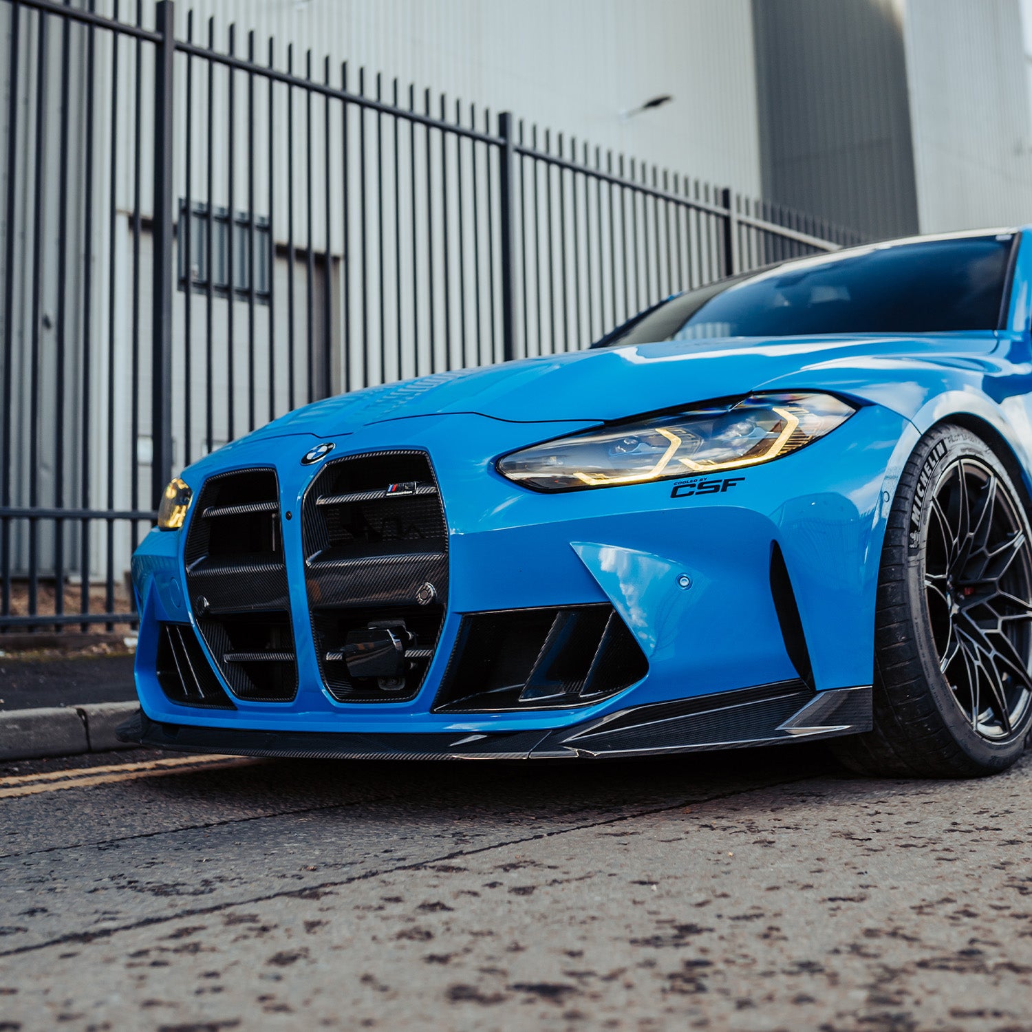 MHC+ BMW M3/M4 SP2 Front Splitter In Pre Preg Carbon Fibre (G80/G81/G82/G83)-CCO