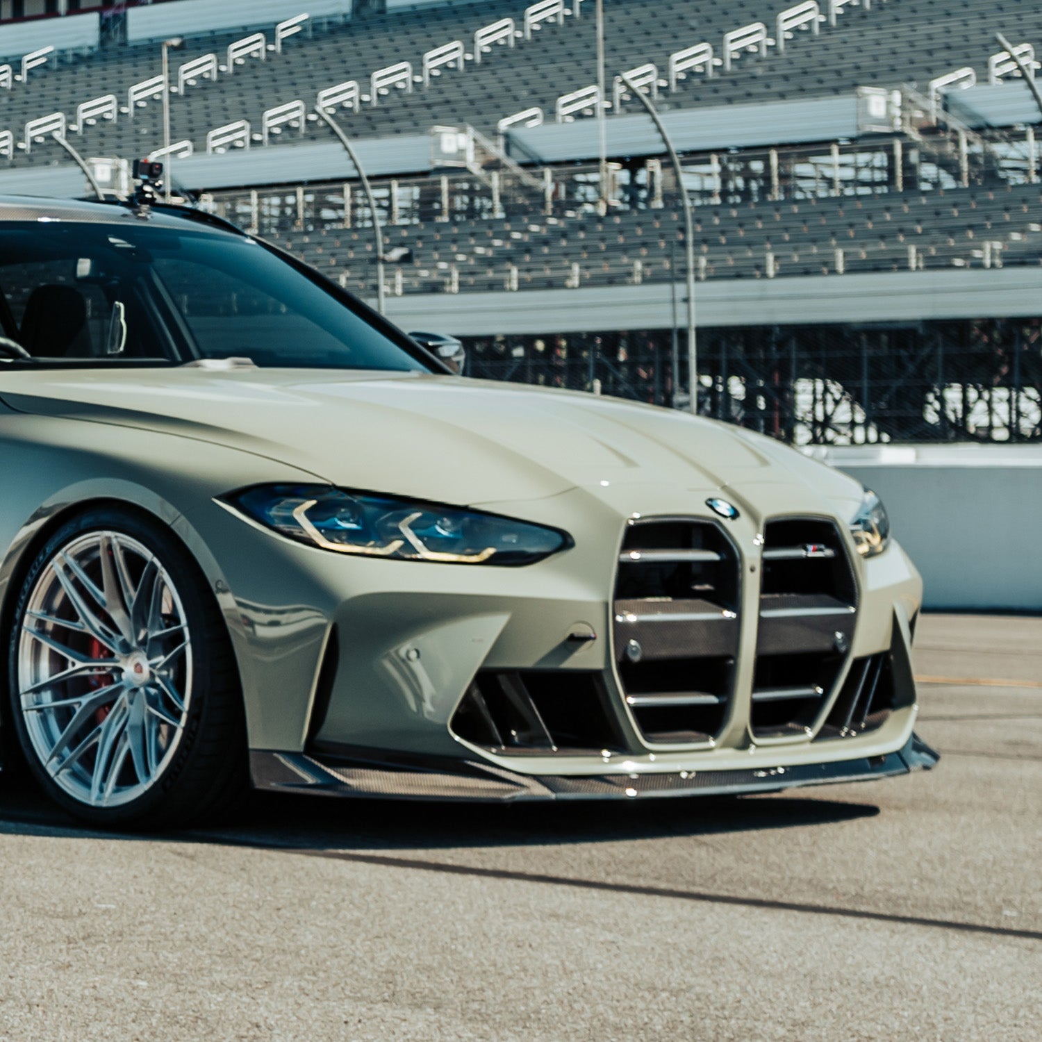 MHC+ BMW M3/M4 SP2 Front Splitter In Pre Preg Carbon Fibre (G80/G81/G82/G83)-CCO