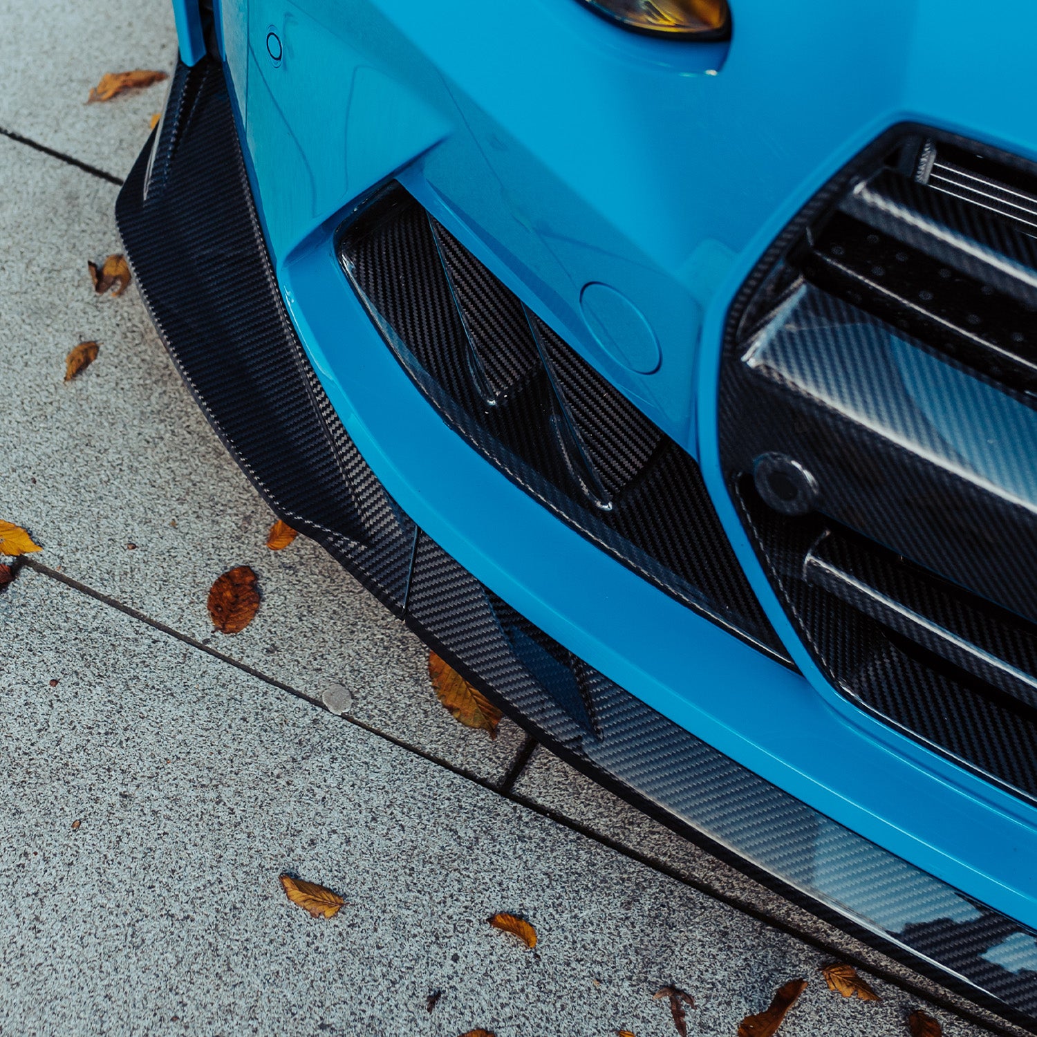 MHC+ BMW M3/M4 SP2 Front Splitter In Pre Preg Carbon Fibre (G80/G81/G82/G83)-CCO