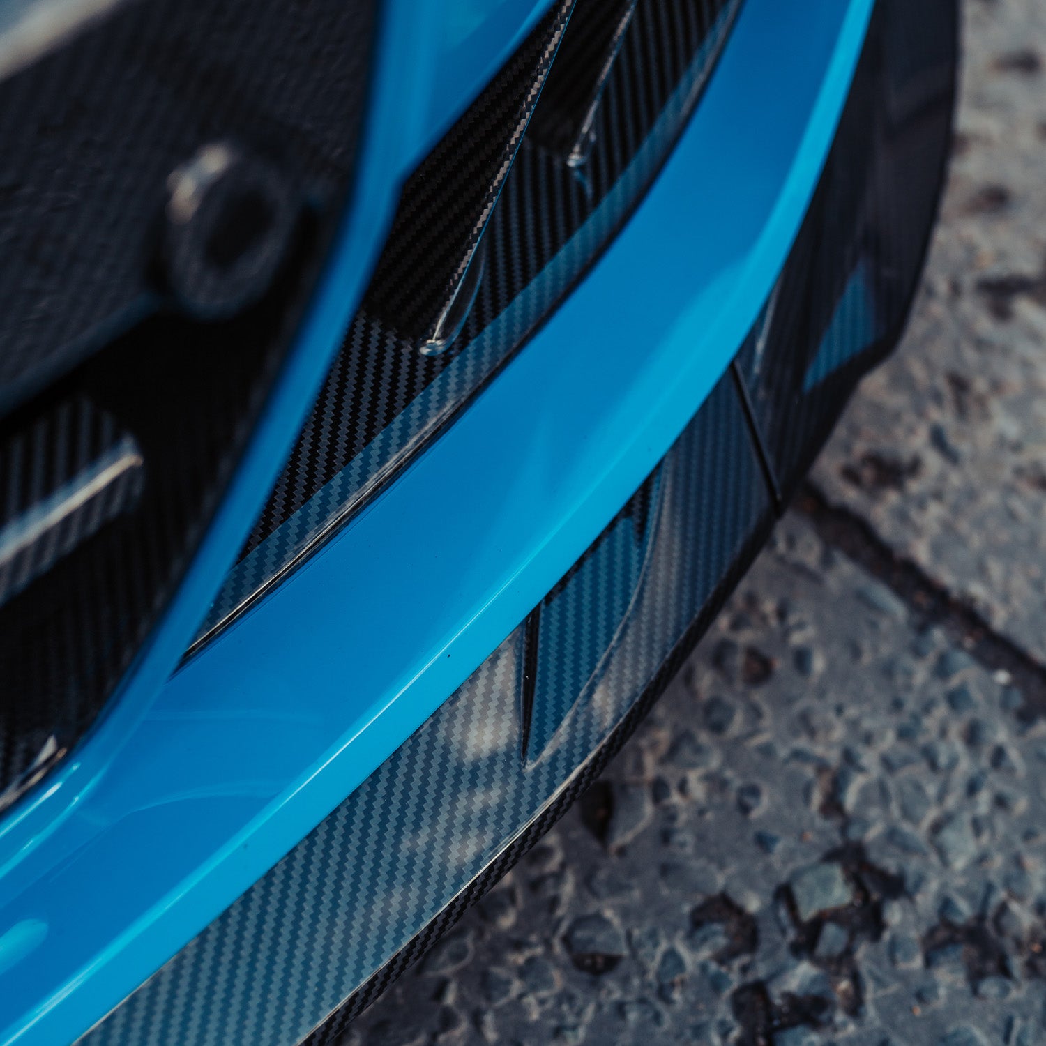 MHC+ BMW M3/M4 SP2 Front Splitter In Pre Preg Carbon Fibre (G80/G81/G82/G83)-CCO